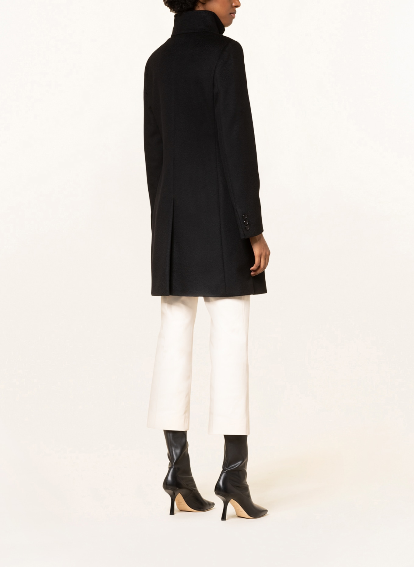 MaxMara STUDIO Wool coat AGNESE , Color: BLACK (Image 3)