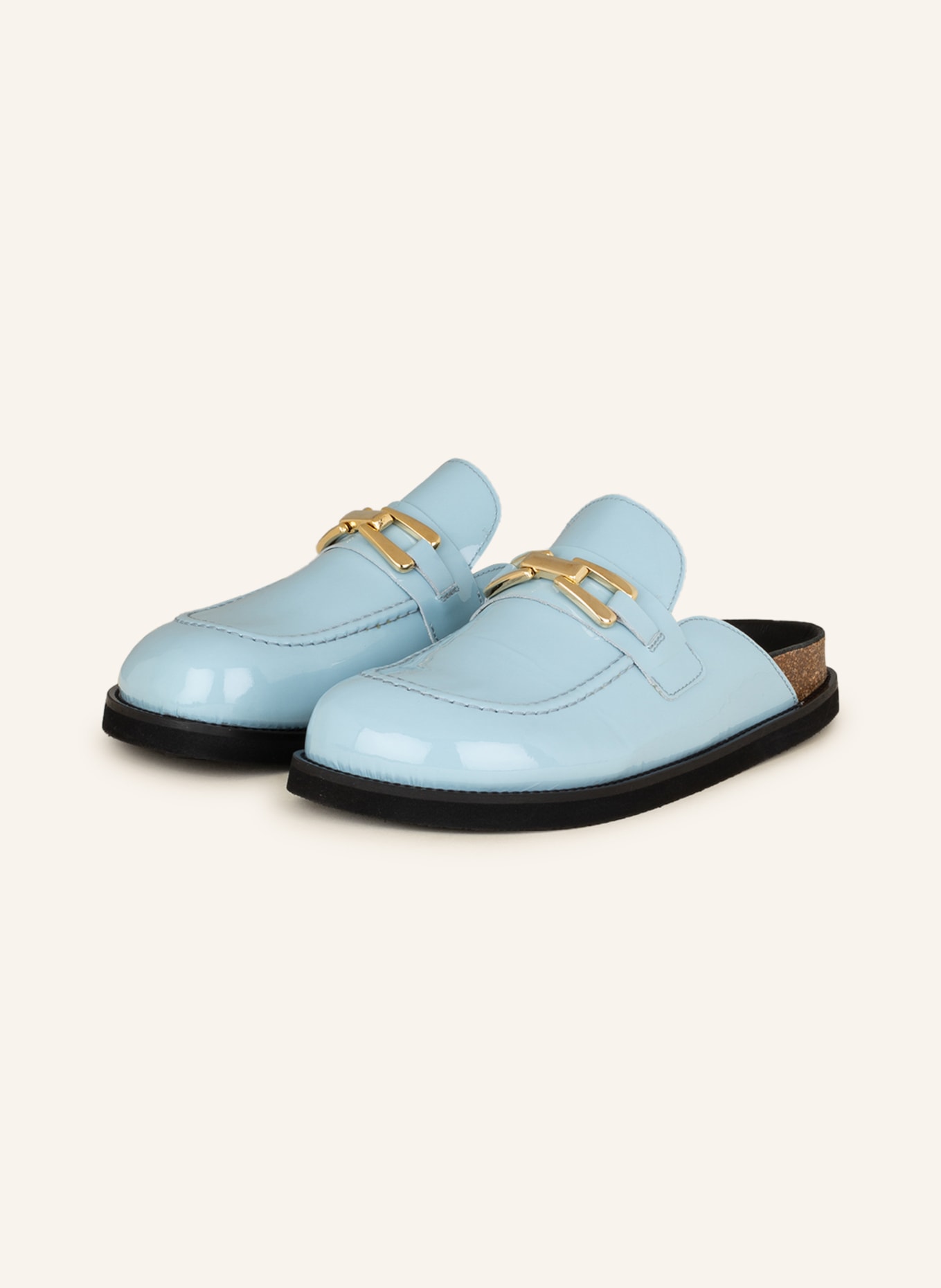 Turquoise mules best sale