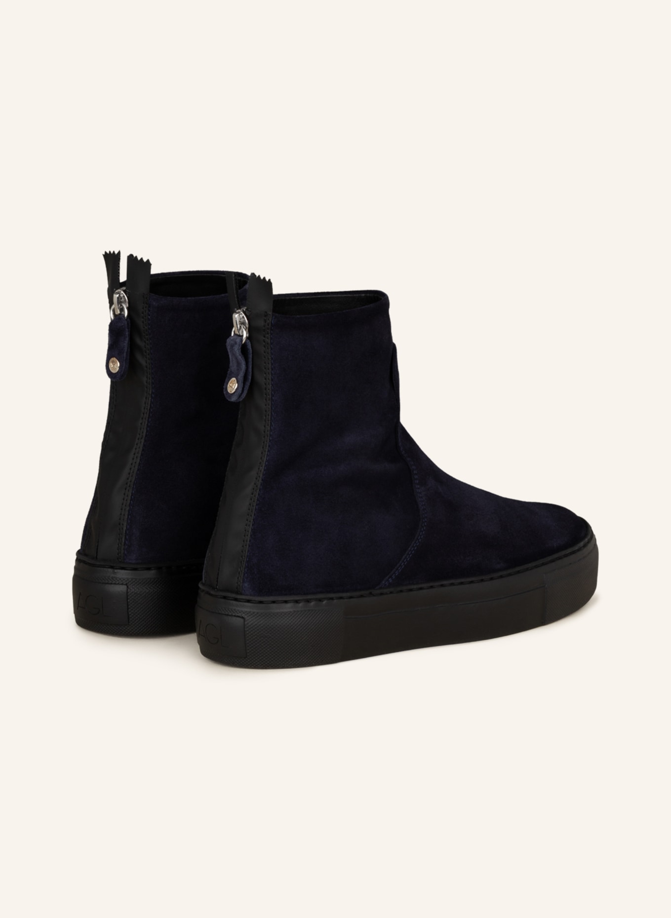 AGL Platform boots MEGHAN, Color: DARK BLUE (Image 2)