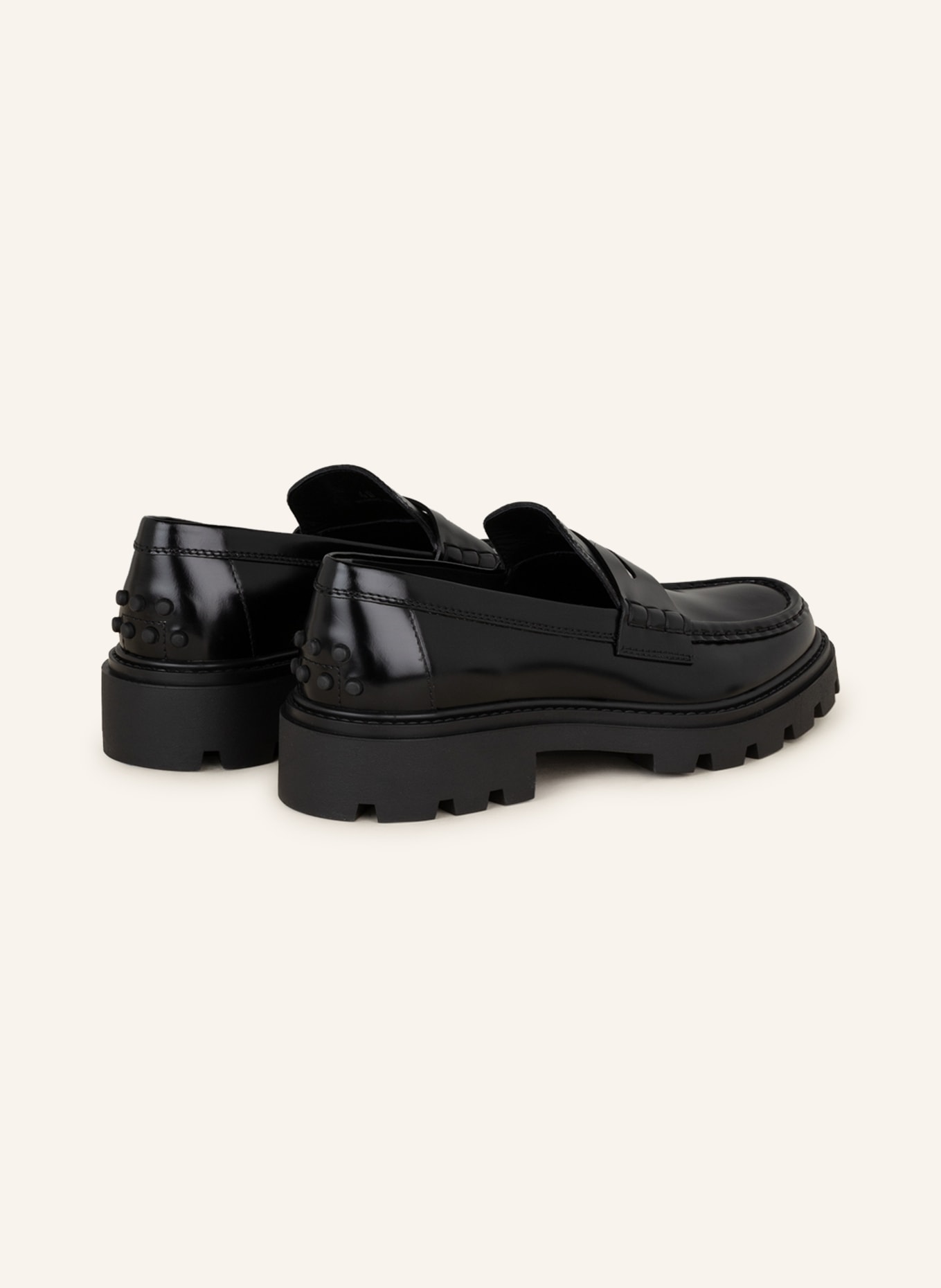 TOD'S Penny loafers, Color: BLACK (Image 2)