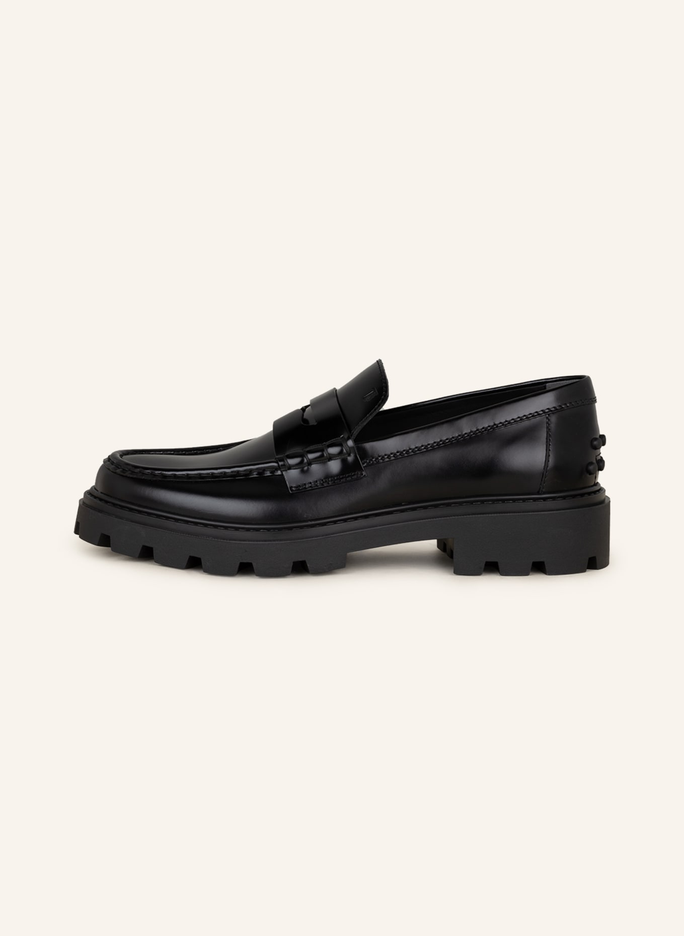 TOD'S Penny loafers, Color: BLACK (Image 4)