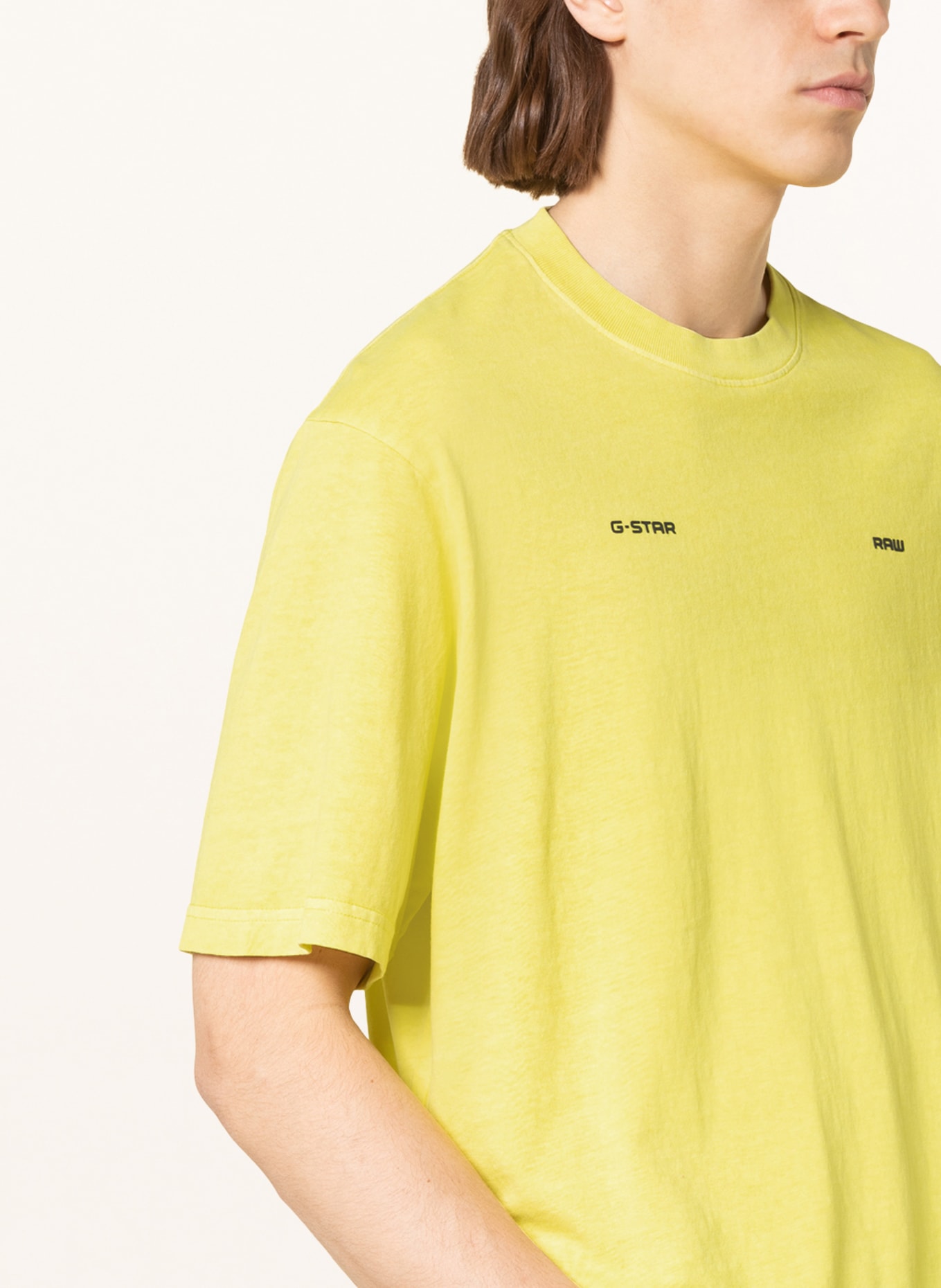 Yellow g star t shirt on sale
