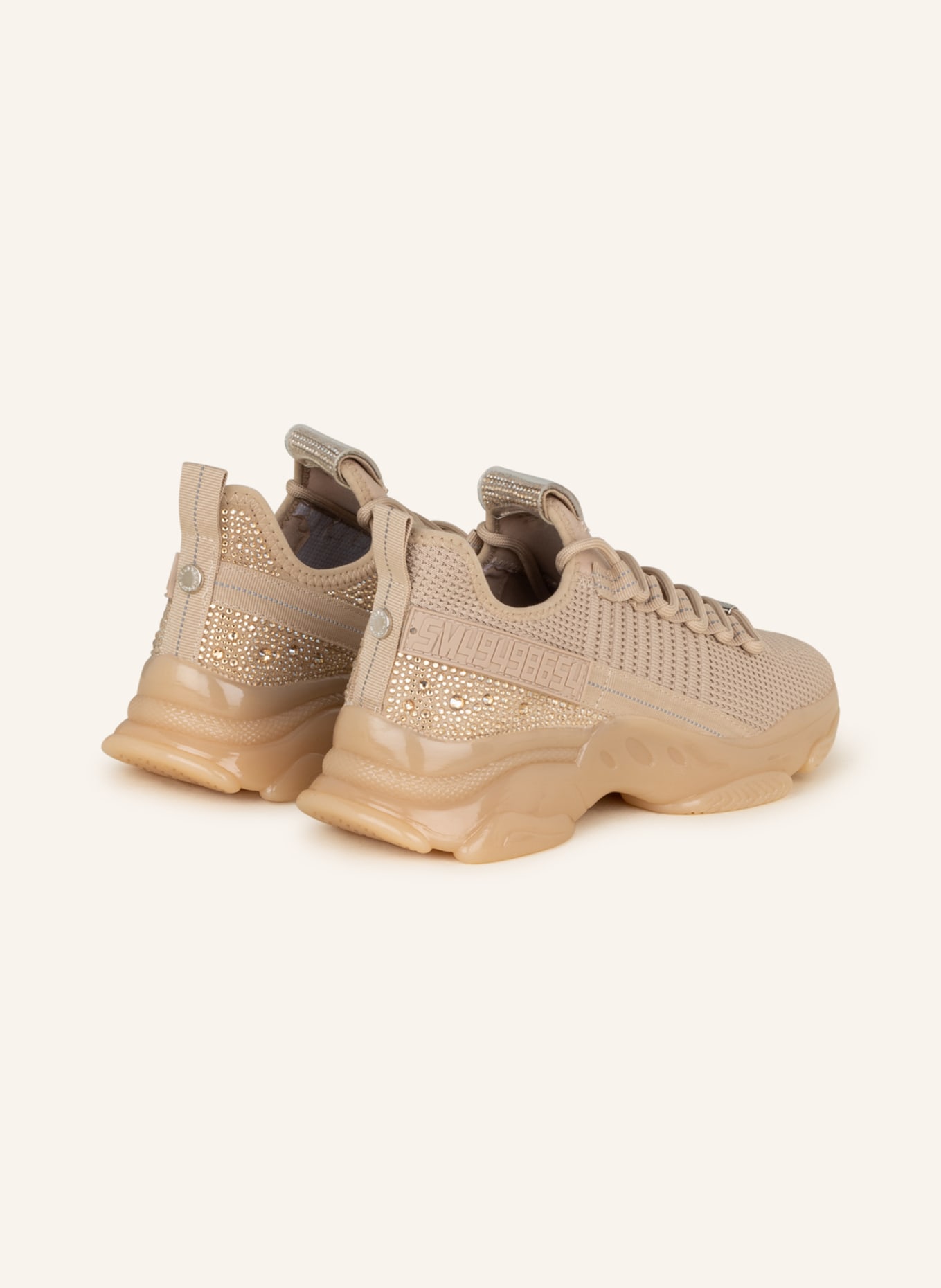 STEVE MADDEN Sneakers MAXILLA with decorative gems, Color: BEIGE (Image 2)