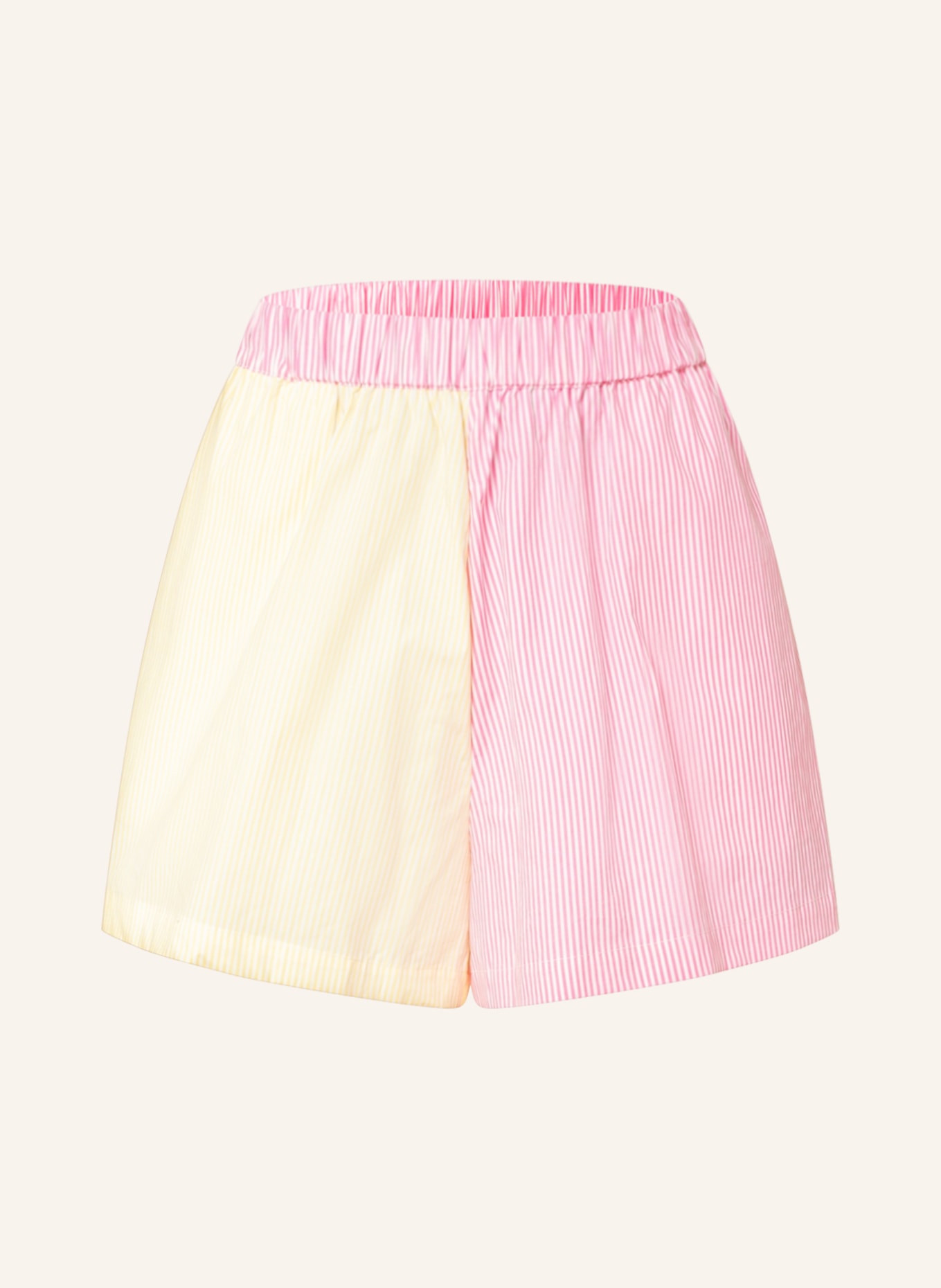 gina tricot Shorts ANA, Farbe: PINK/ HELLGELB/ WEISS (Bild 1)