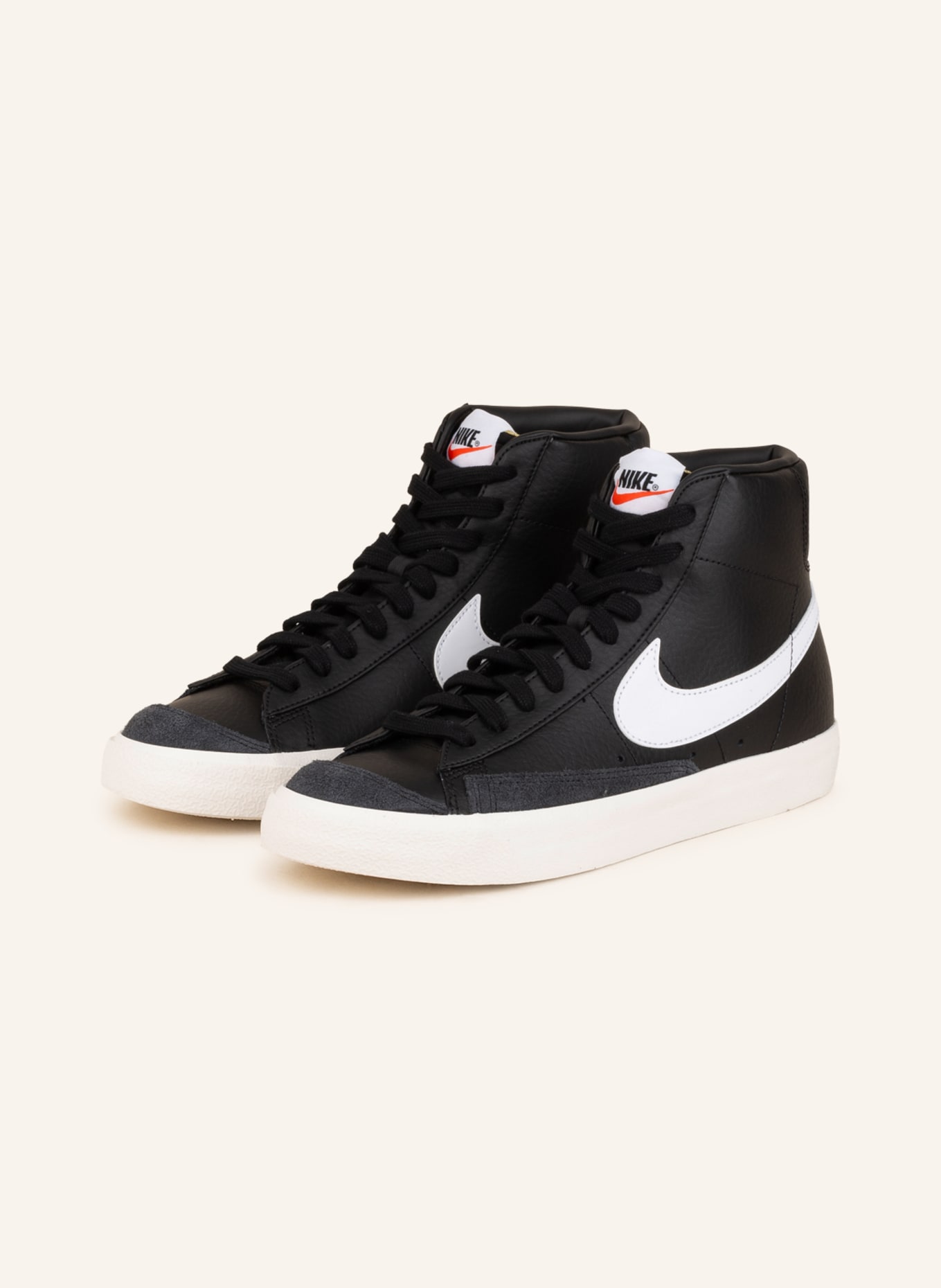 Nike High-top sneakers BLAZER MID '77, Color: BLACK/ WHITE (Image 1)