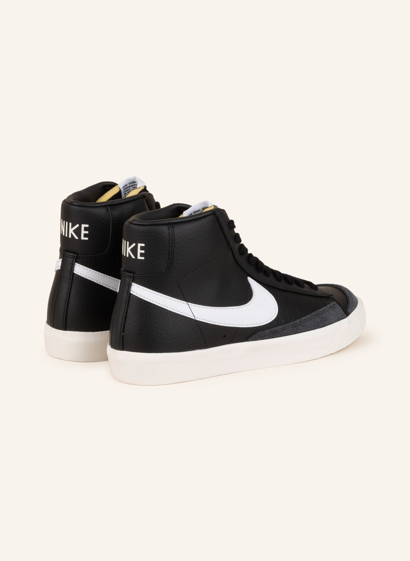 Nike High-top sneakers BLAZER MID '77, Color: BLACK/ WHITE (Image 2)