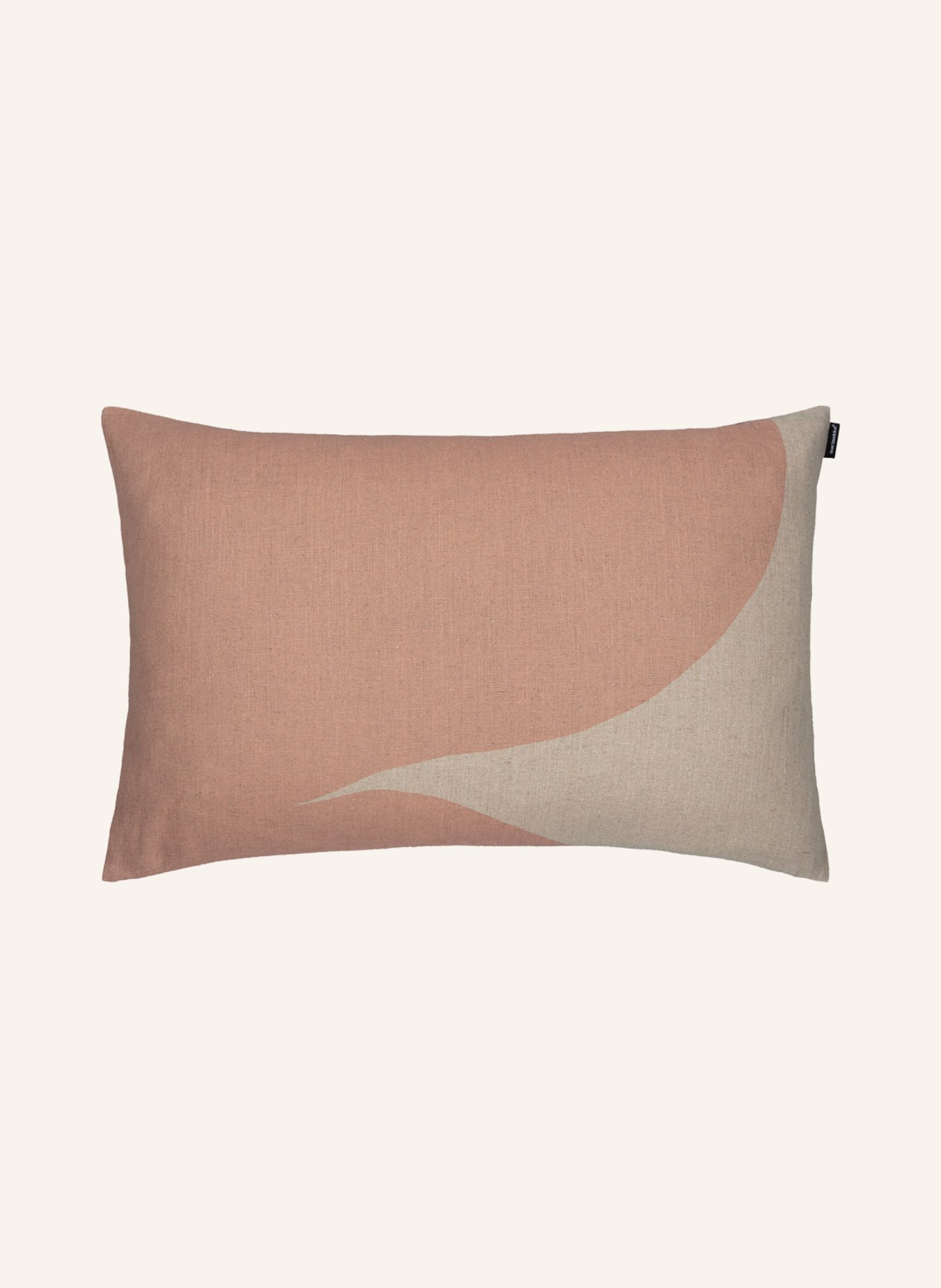 marimekko Decorative cushion cover HÄRKÄ in linen, Color: CREAM/ FUCHSIA/ ROSE (Image 1)