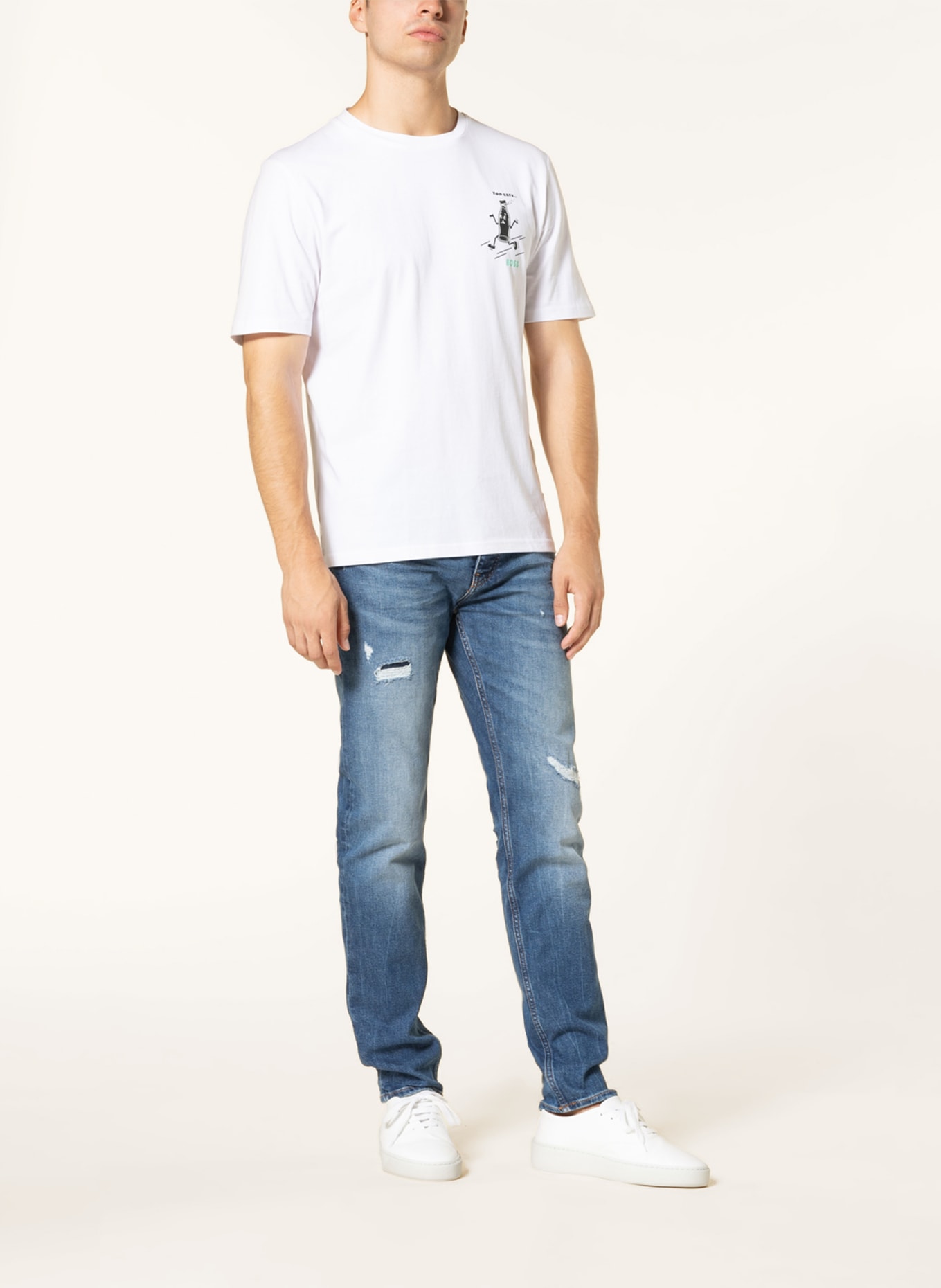 BOSS Jeans TABER tapered fit, Color: 419 NAVY (Image 2)