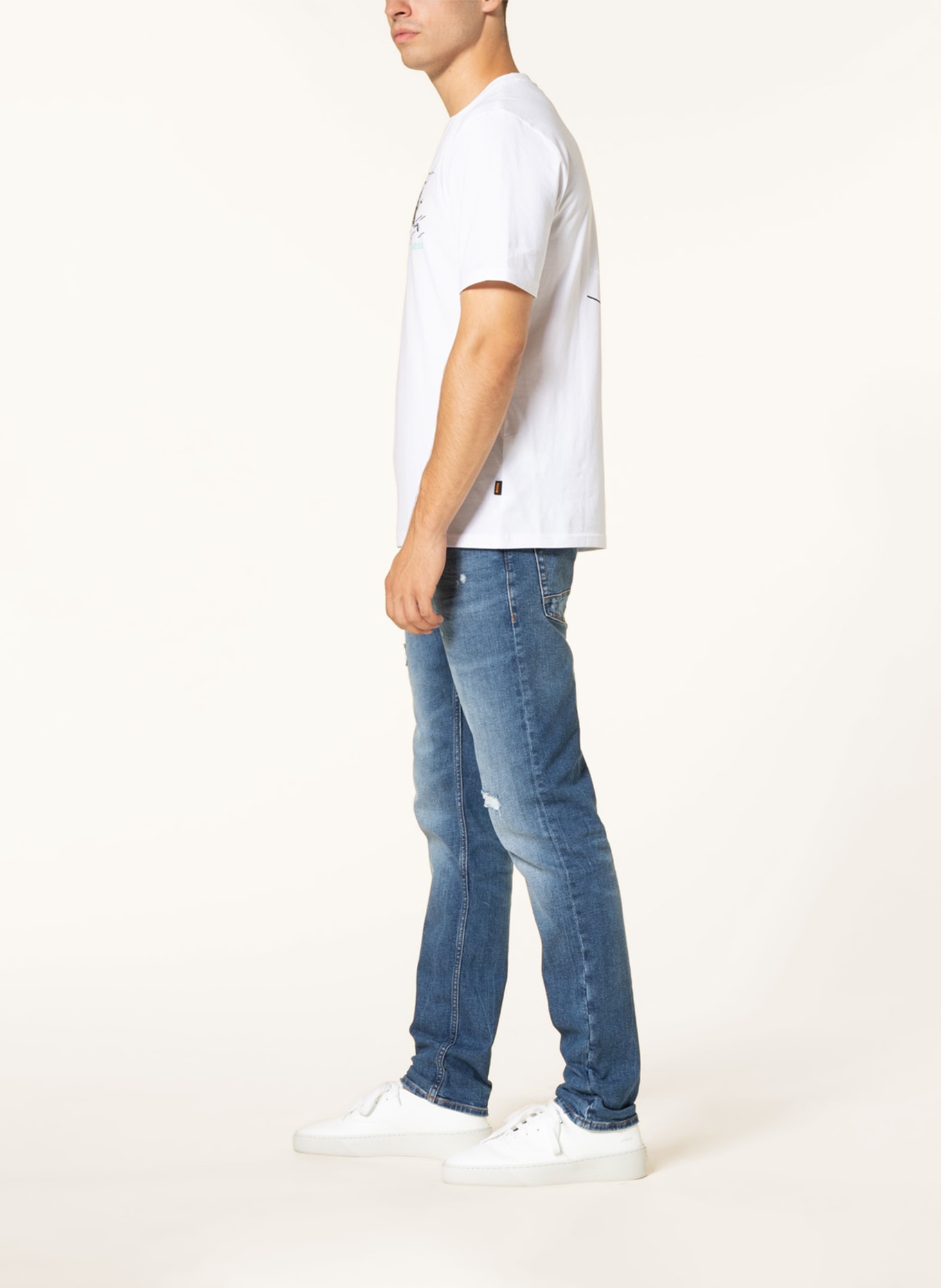 BOSS Jeans TABER Tapered Fit, Farbe: 419 NAVY (Bild 4)