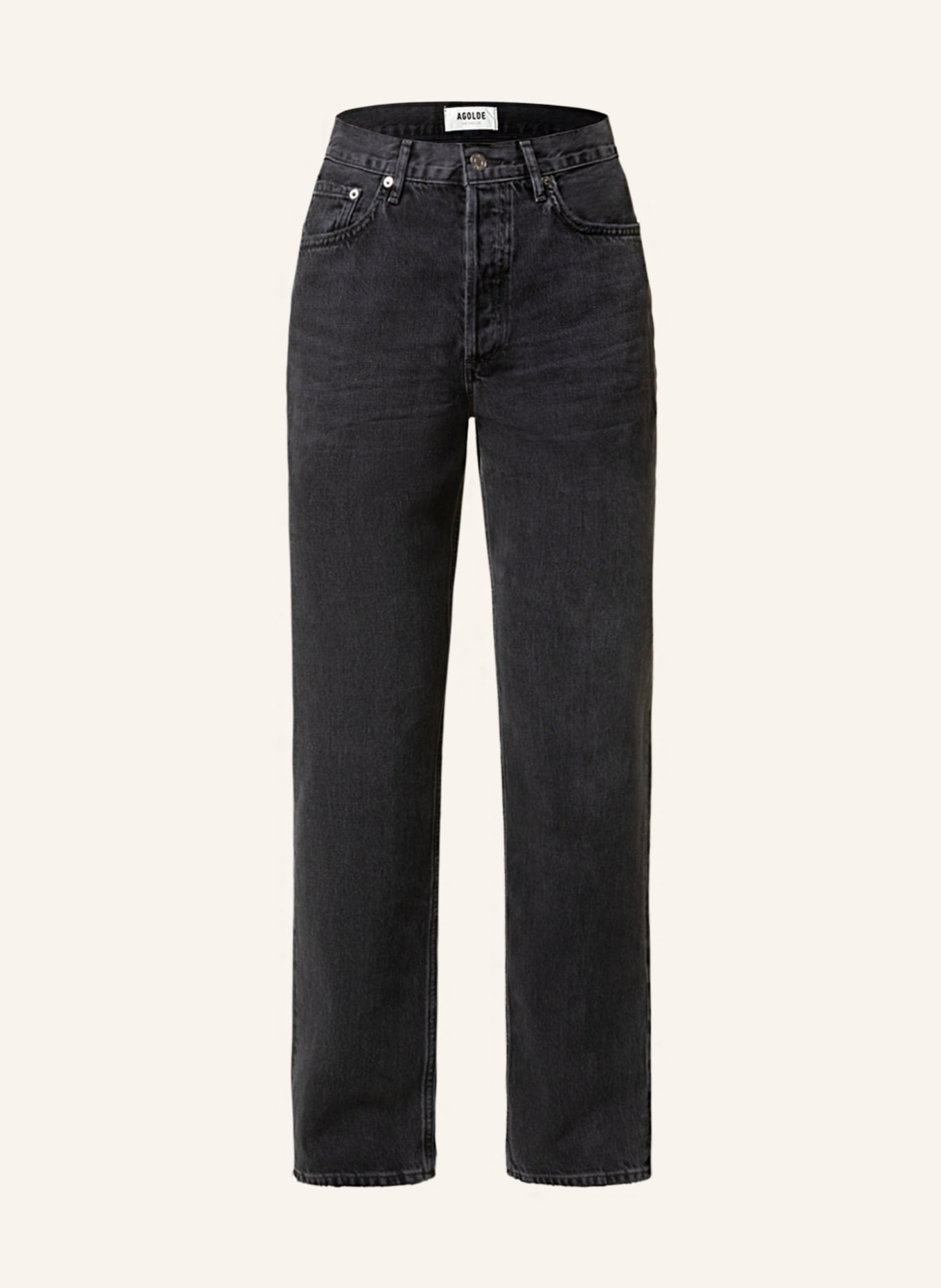 AGOLDE Straight jeans LANA , Color: Conduct washed black (Image 1)