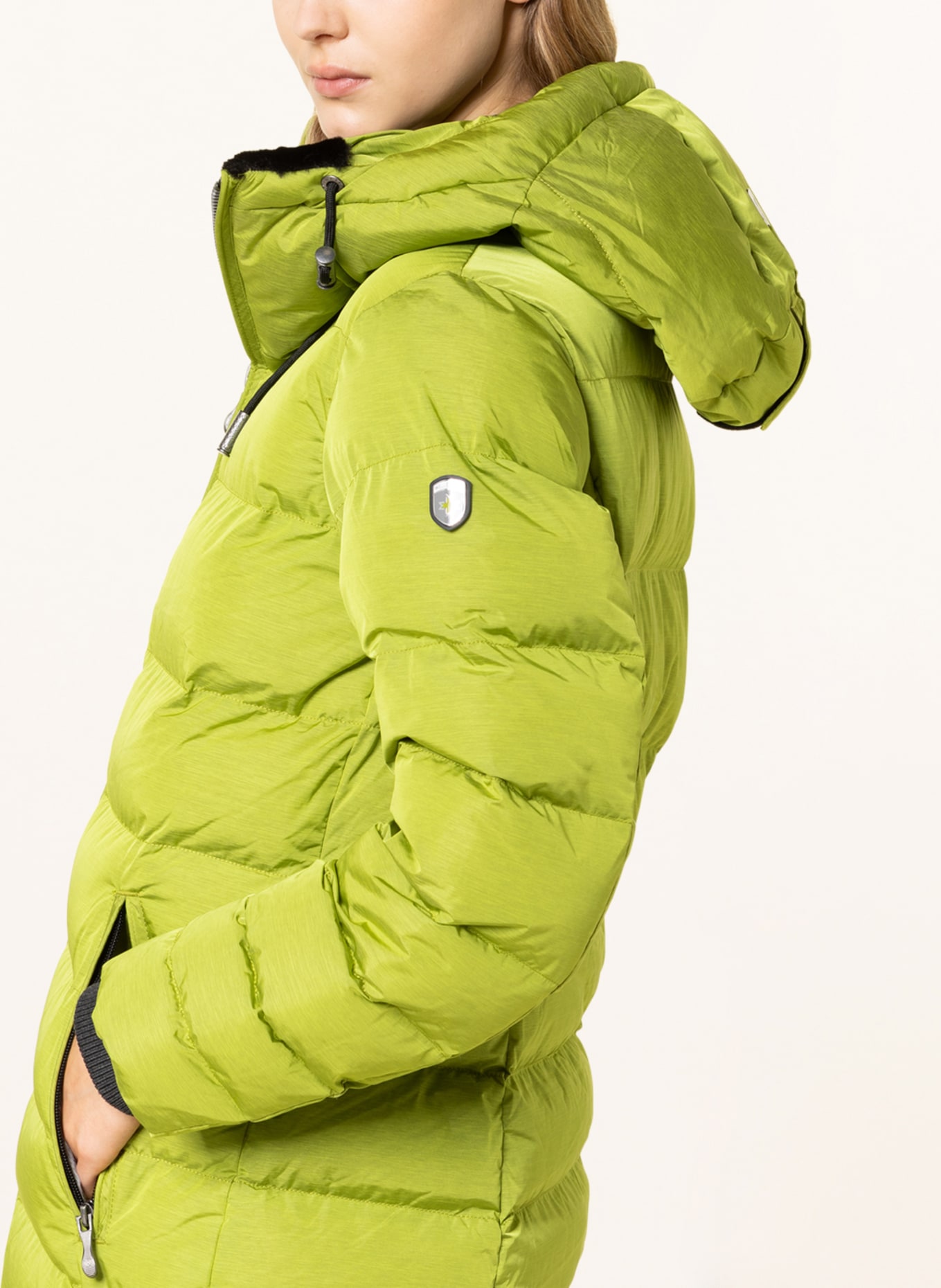 WELLENSTEYN Płaszcz pikowany CORDOBA LONG , Kolor: JASNOZIELONY (Obrazek 6)