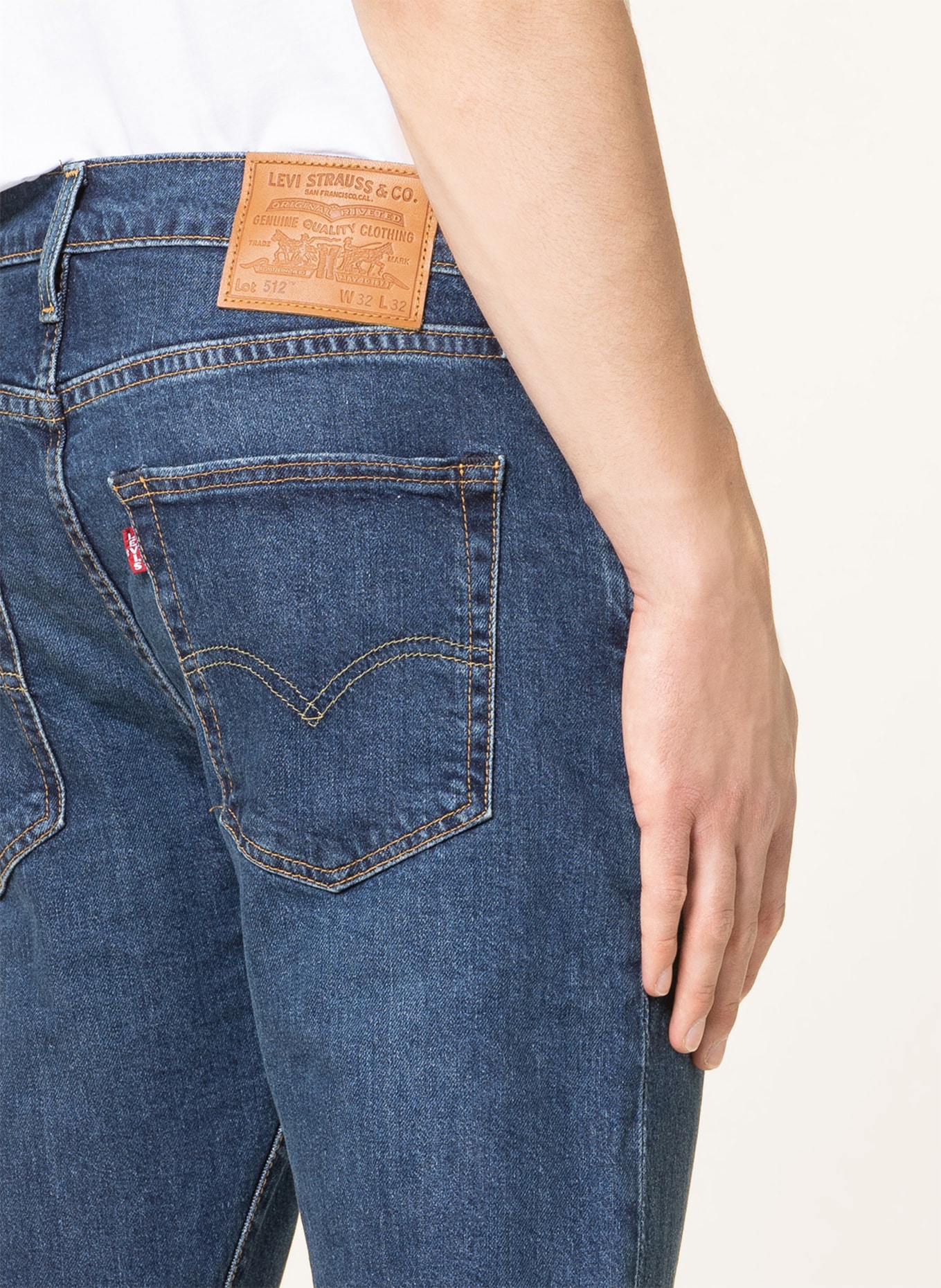 Levi's® Jeans 512™ Slim Taper Fit, Farbe: 14 Med Indigo - Worn In (Bild 5)
