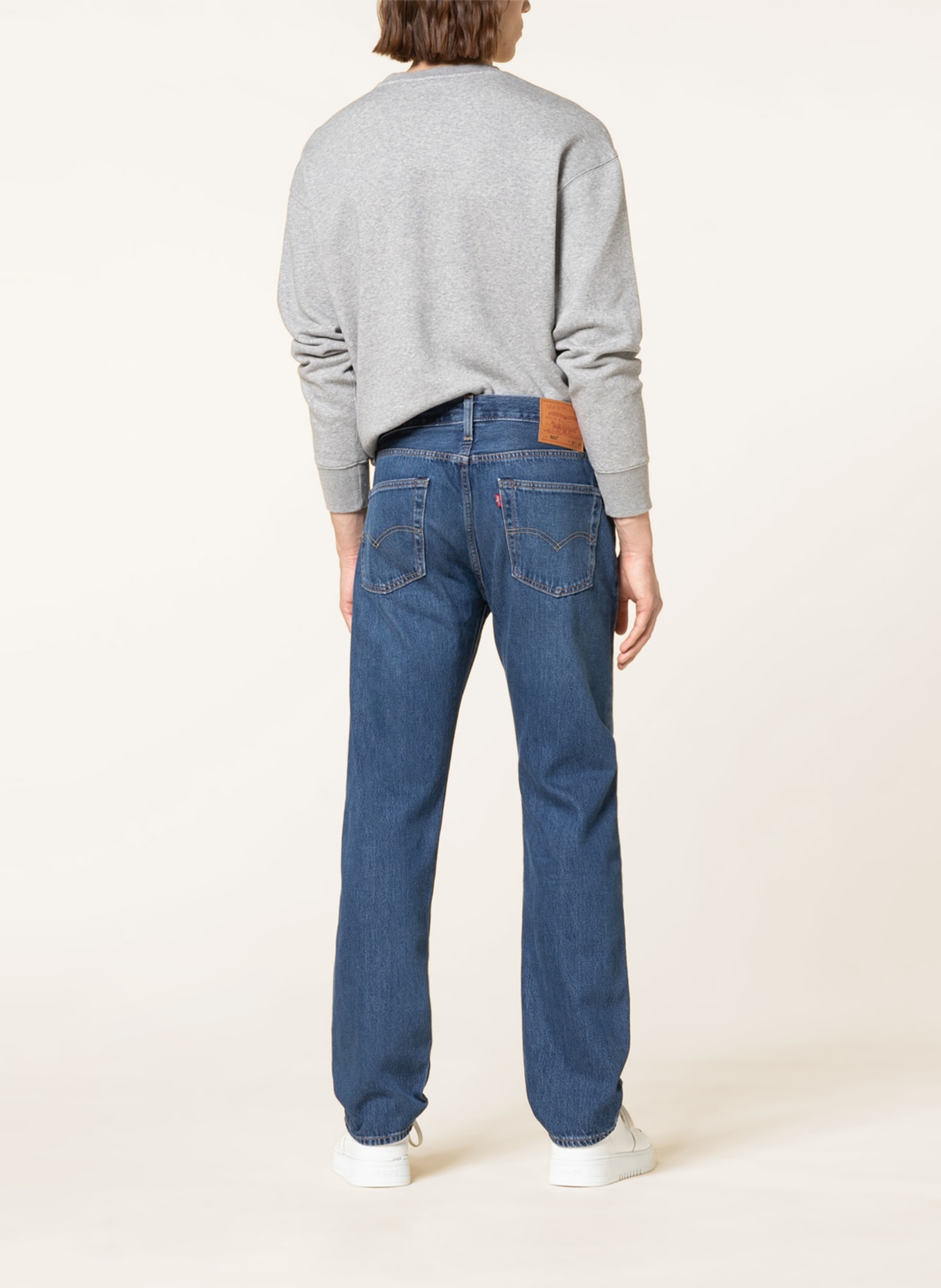 Levi's® Jeans 501 Regular Fit, Farbe: 22 Med Indigo - Flat Finish (Bild 3)
