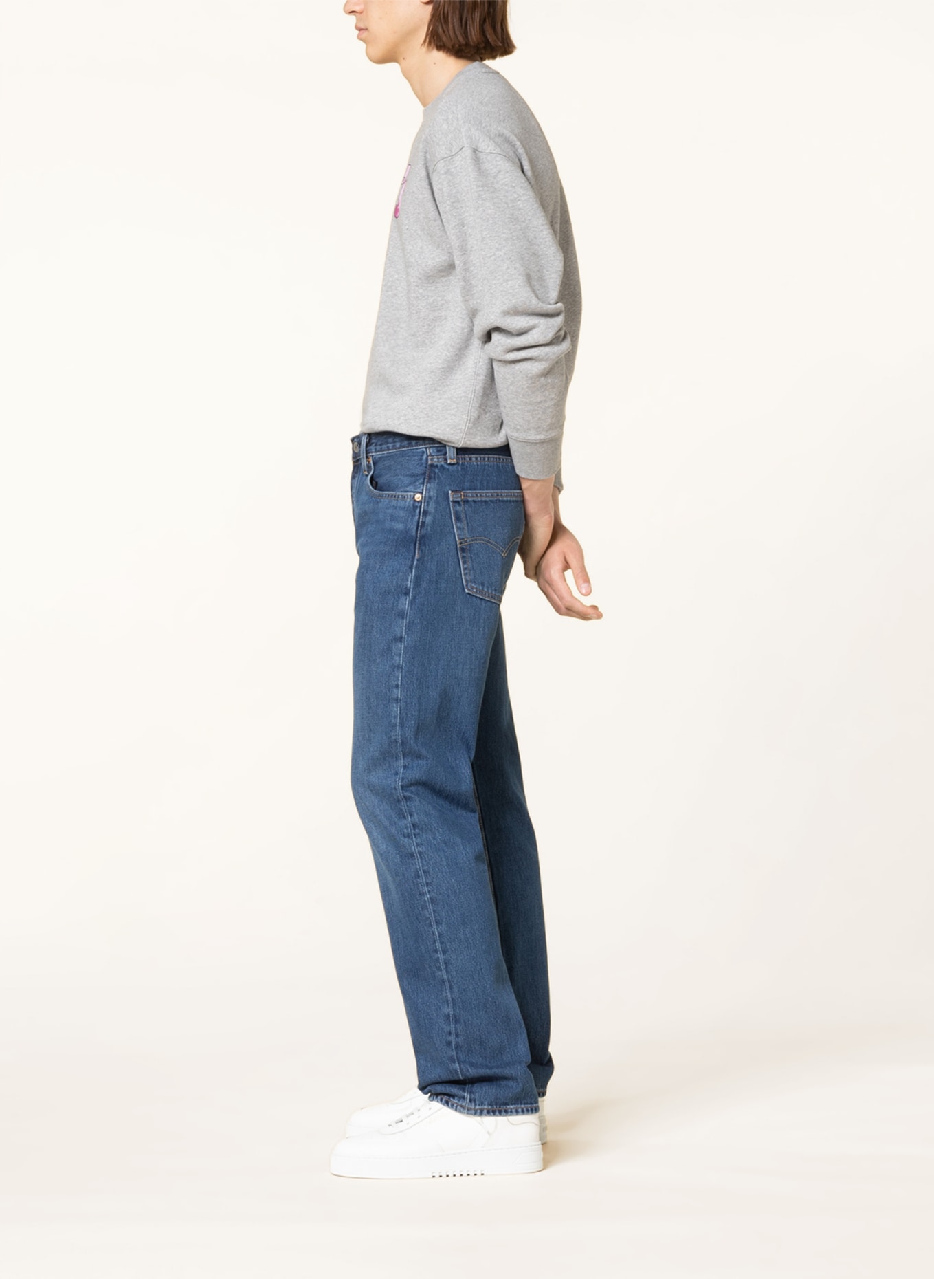 Levi's® Jeans 501 Regular Fit, Farbe: 22 Med Indigo - Flat Finish (Bild 4)