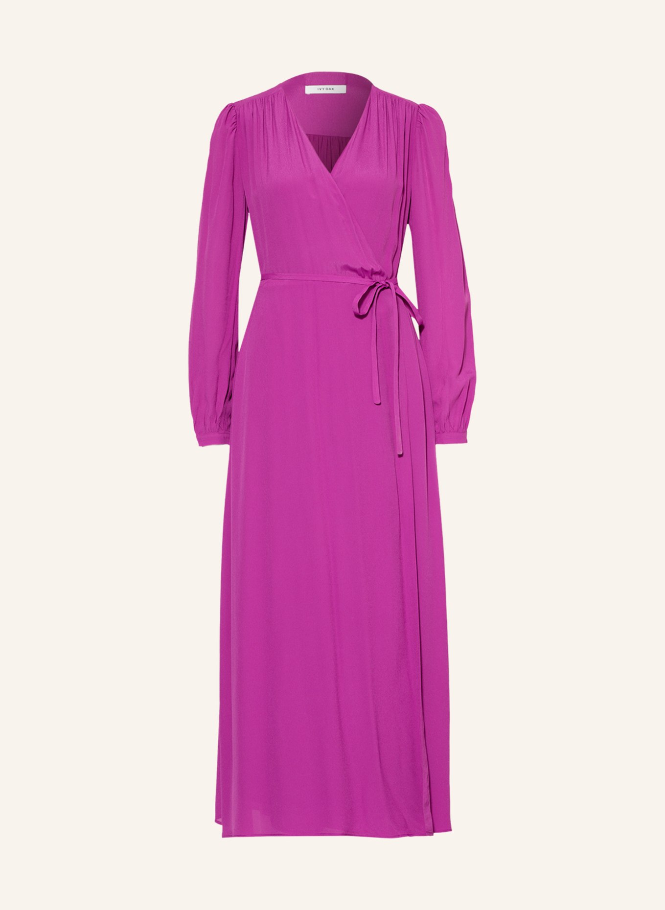 IVY OAK Wrap dress LIME, Color: FUCHSIA (Image 1)