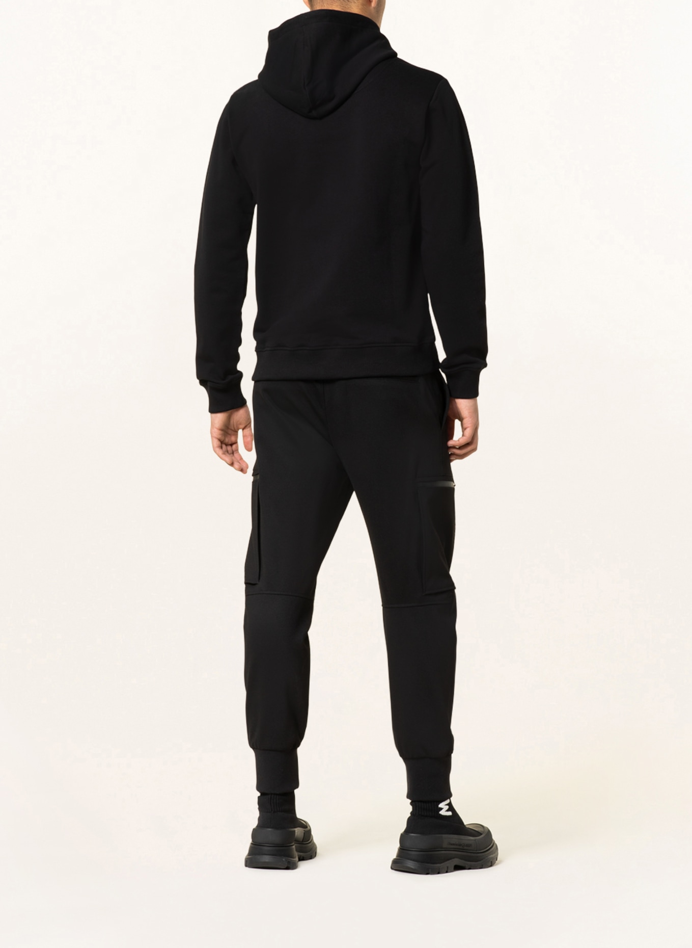 KENZO Bluza z kapturem TIGER: CZARNY