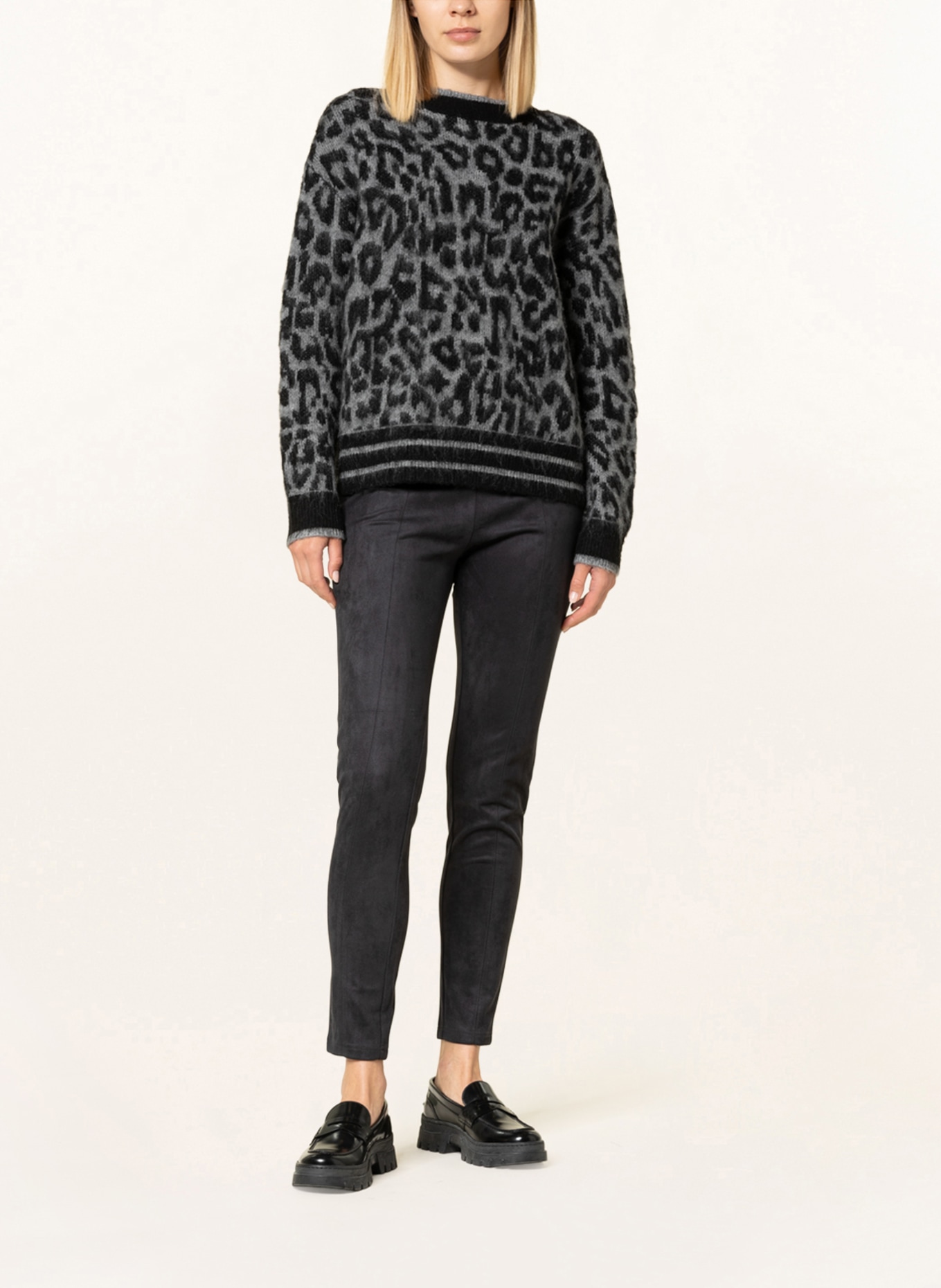 darling harbour Sweater, Color: BLACK/ GRAY (Image 2)