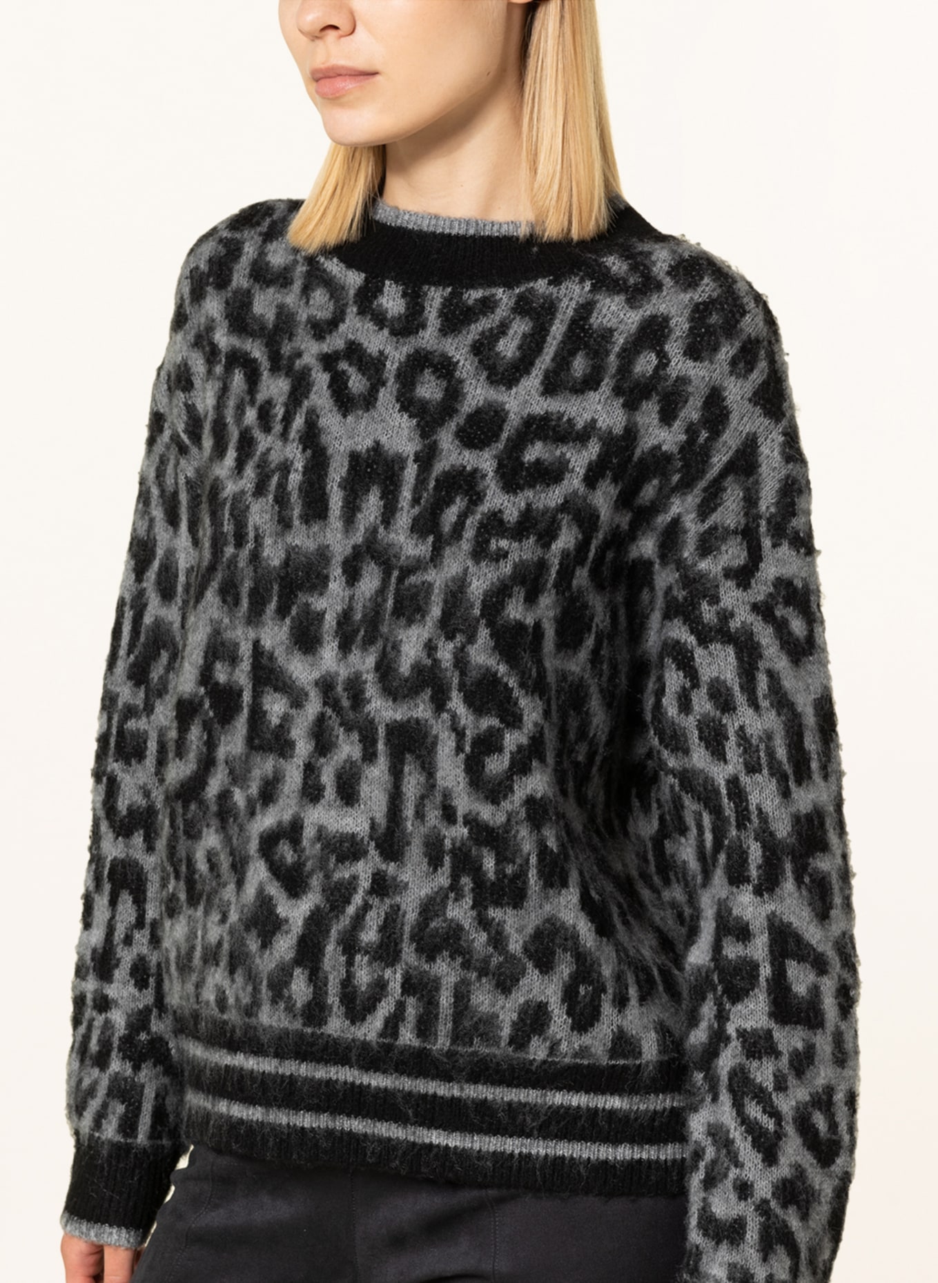 darling harbour Sweater, Color: BLACK/ GRAY (Image 4)