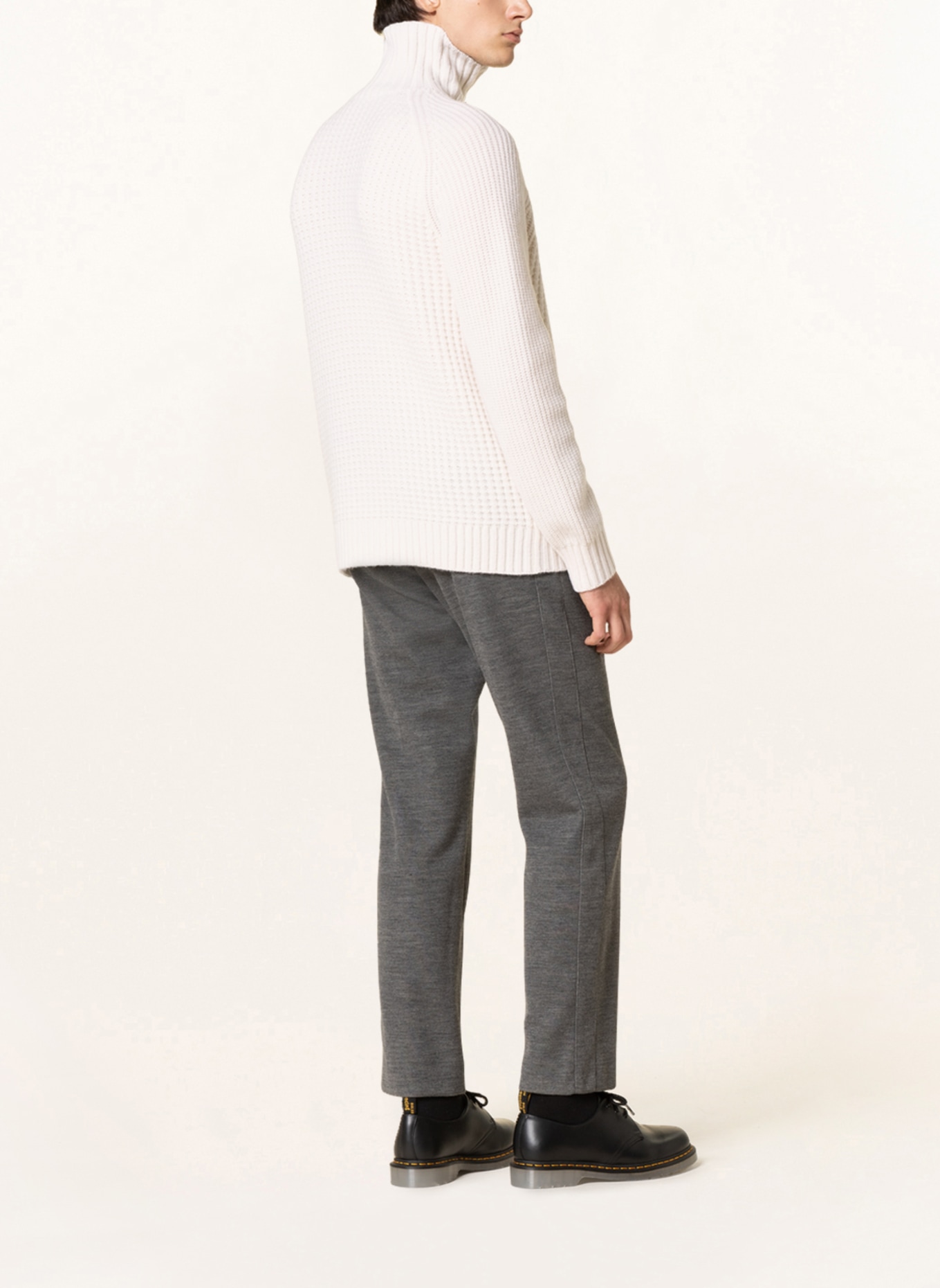 BOGNER Cashmere half-zip sweater REY, Color: ECRU (Image 3)