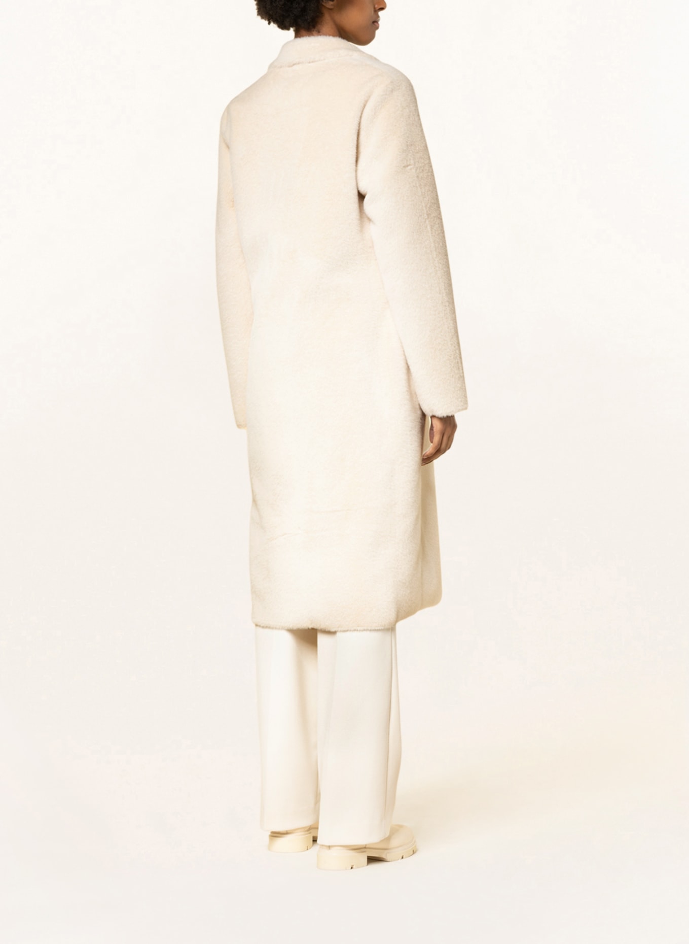 RINO & PELLE Faux fur coat SAAMI, Color: ECRU (Image 3)