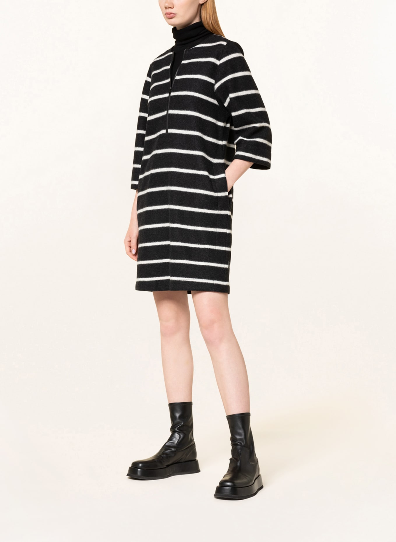 MARC CAIN Kleid mit 3/4-Arm: 811 stripe 110/887