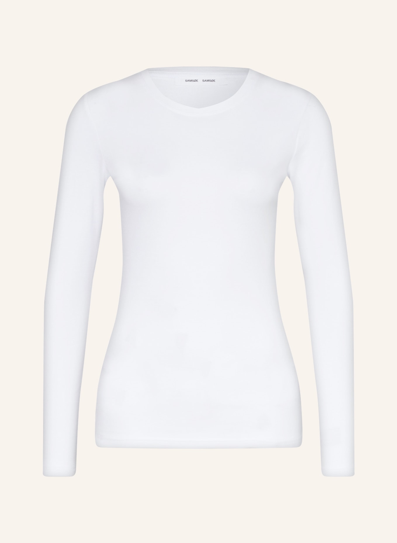SAMSØE  SAMSØE Long sleeve shirt ALEXA, Color: WHITE (Image 1)