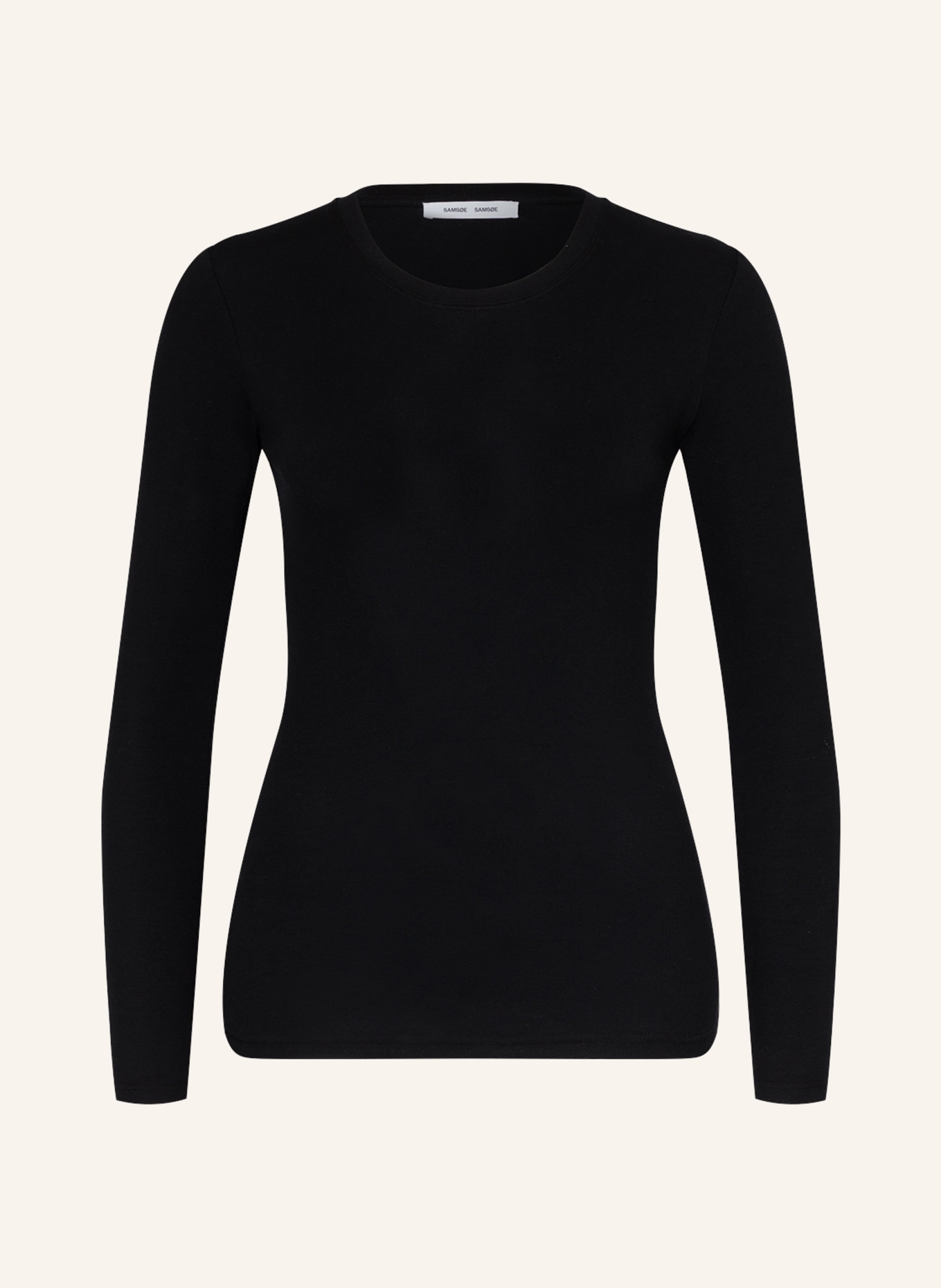 SAMSØE SAMSØE Longsleeve ALEXA: SCHWARZ