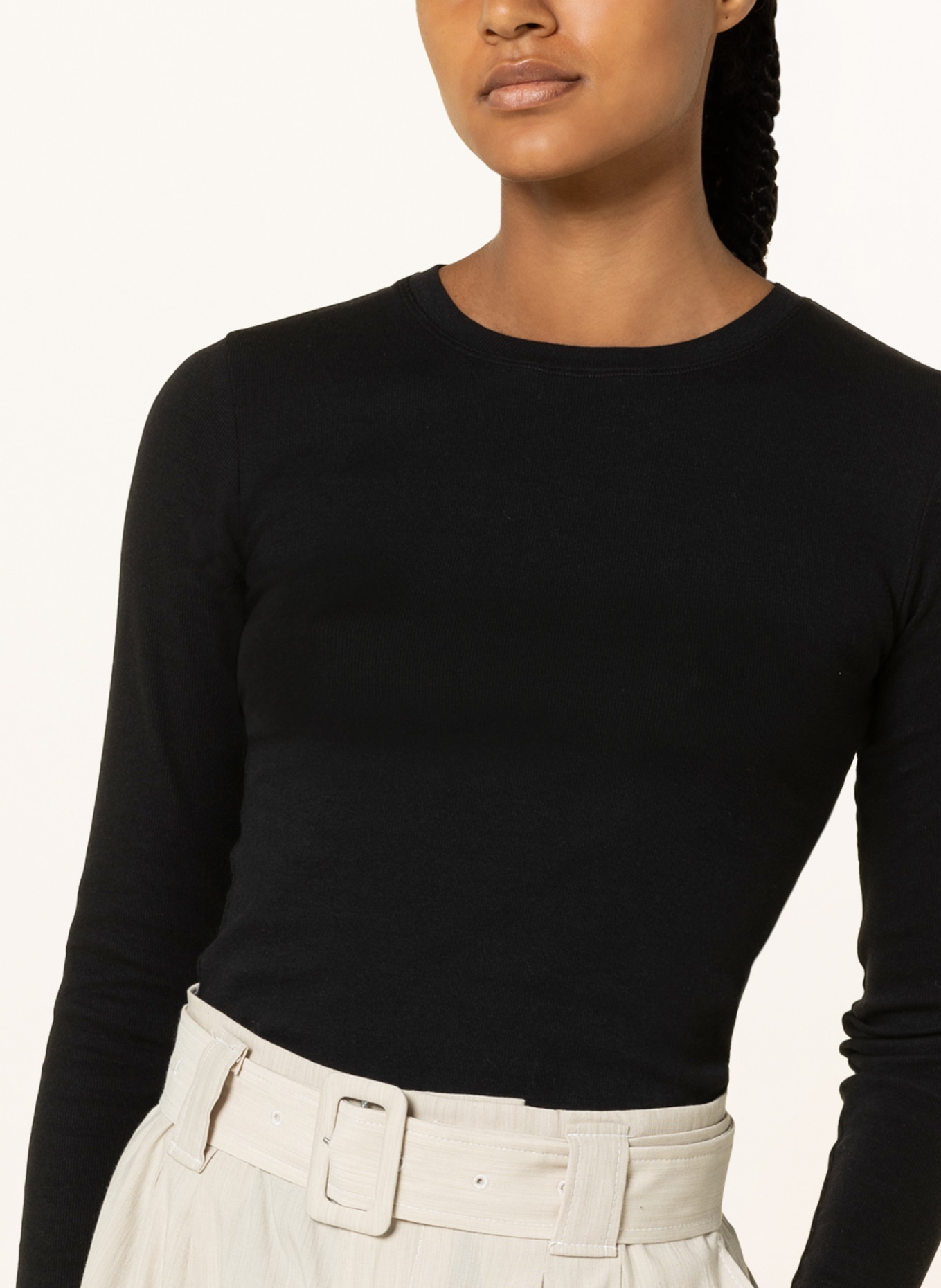 SAMSØE SAMSØE Longsleeve ALEXA: SCHWARZ