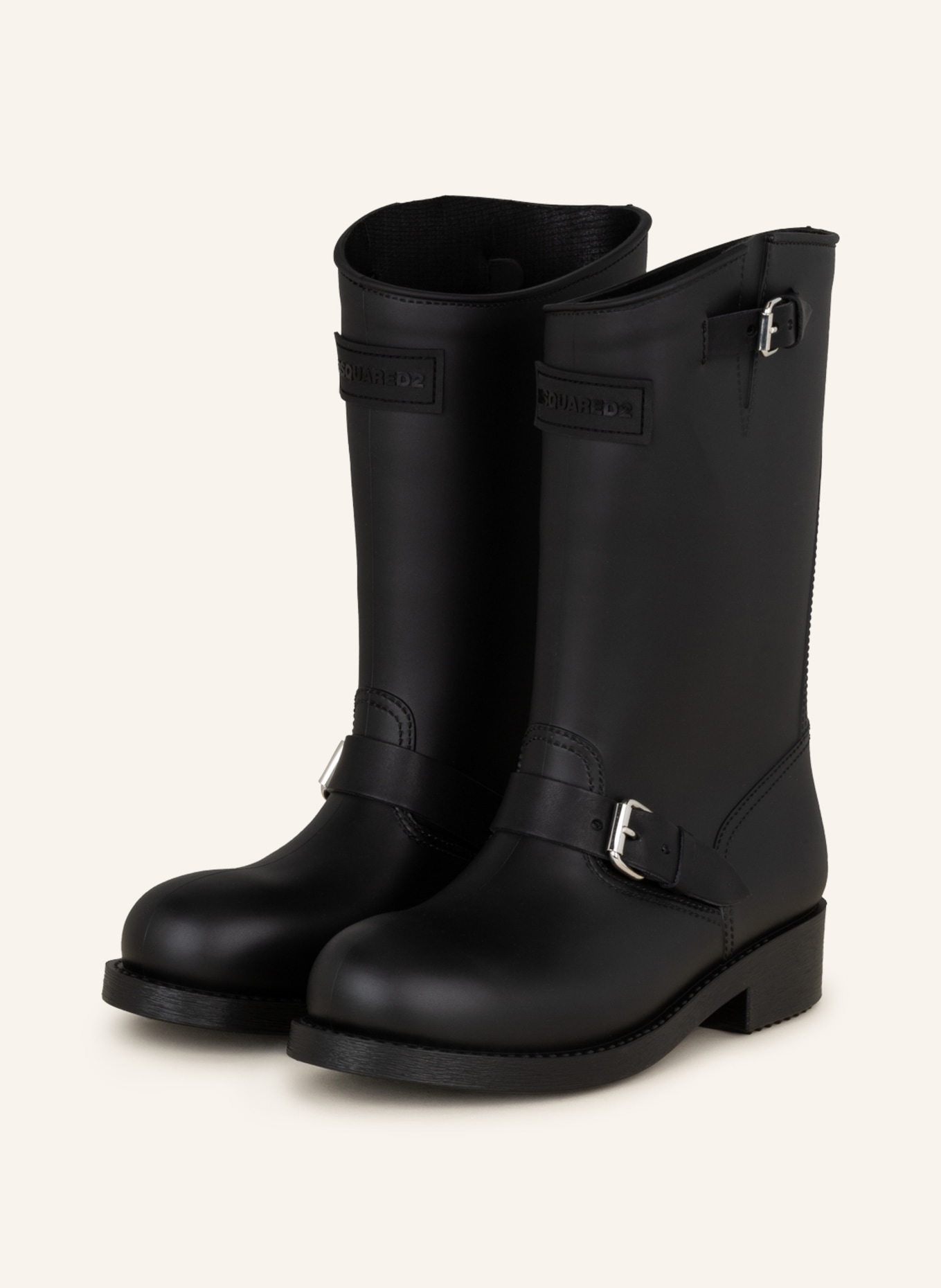 DSQUARED2 Rubber boots, Color: BLACK (Image 1)