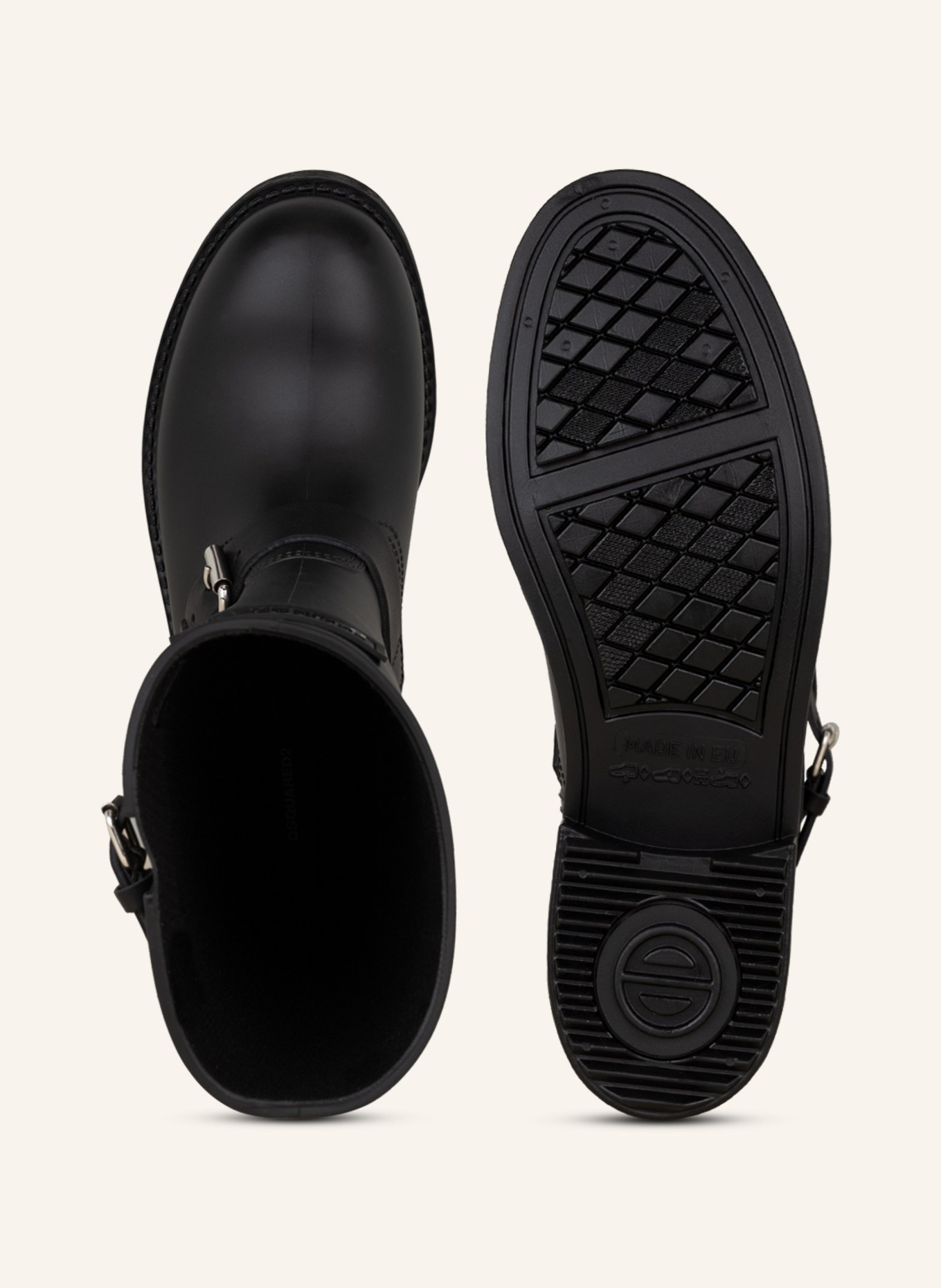 DSQUARED2 Rubber boots, Color: BLACK (Image 5)