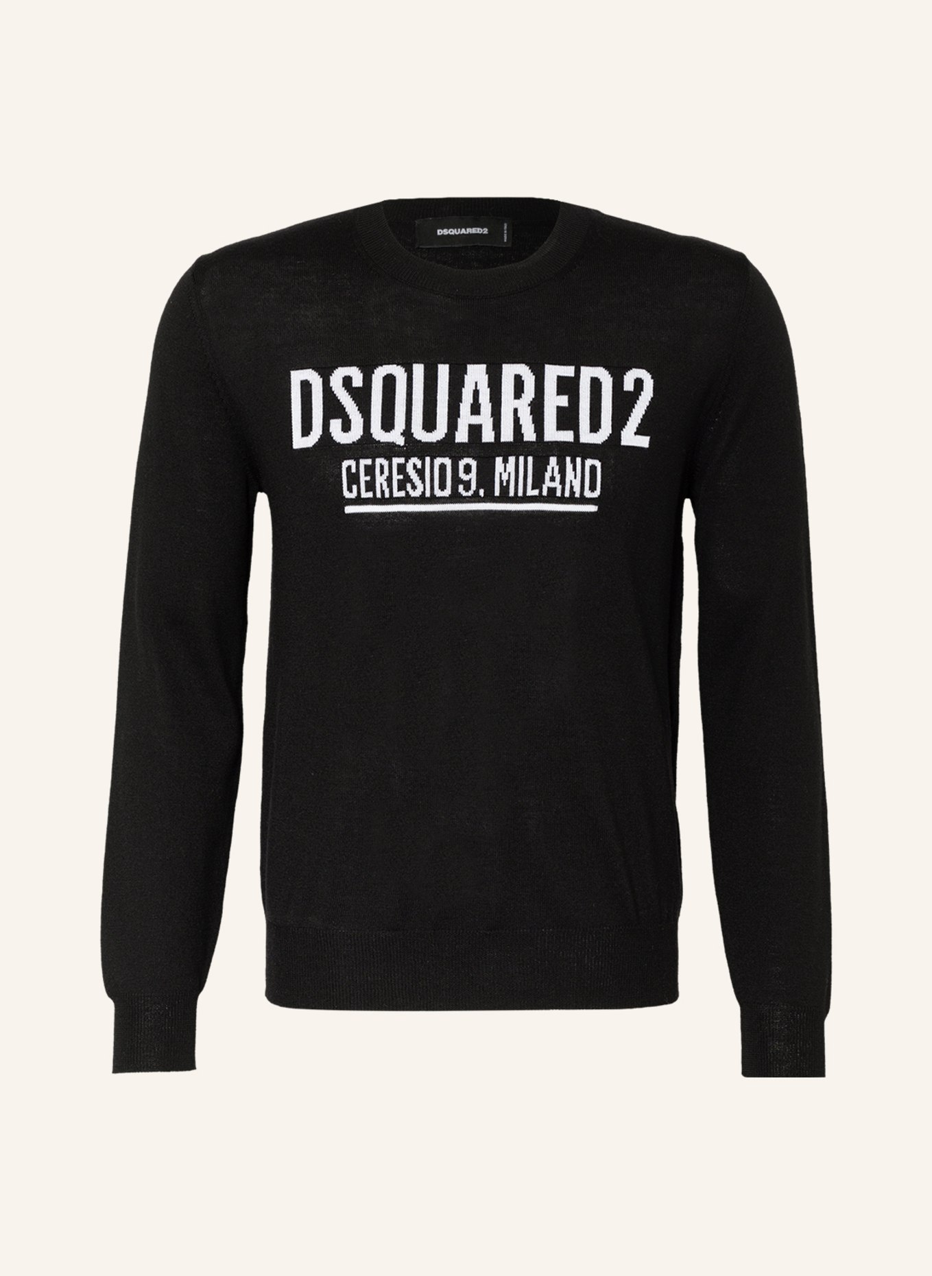 DSQUARED2 Sweater, Color: BLACK/ WHITE (Image 1)
