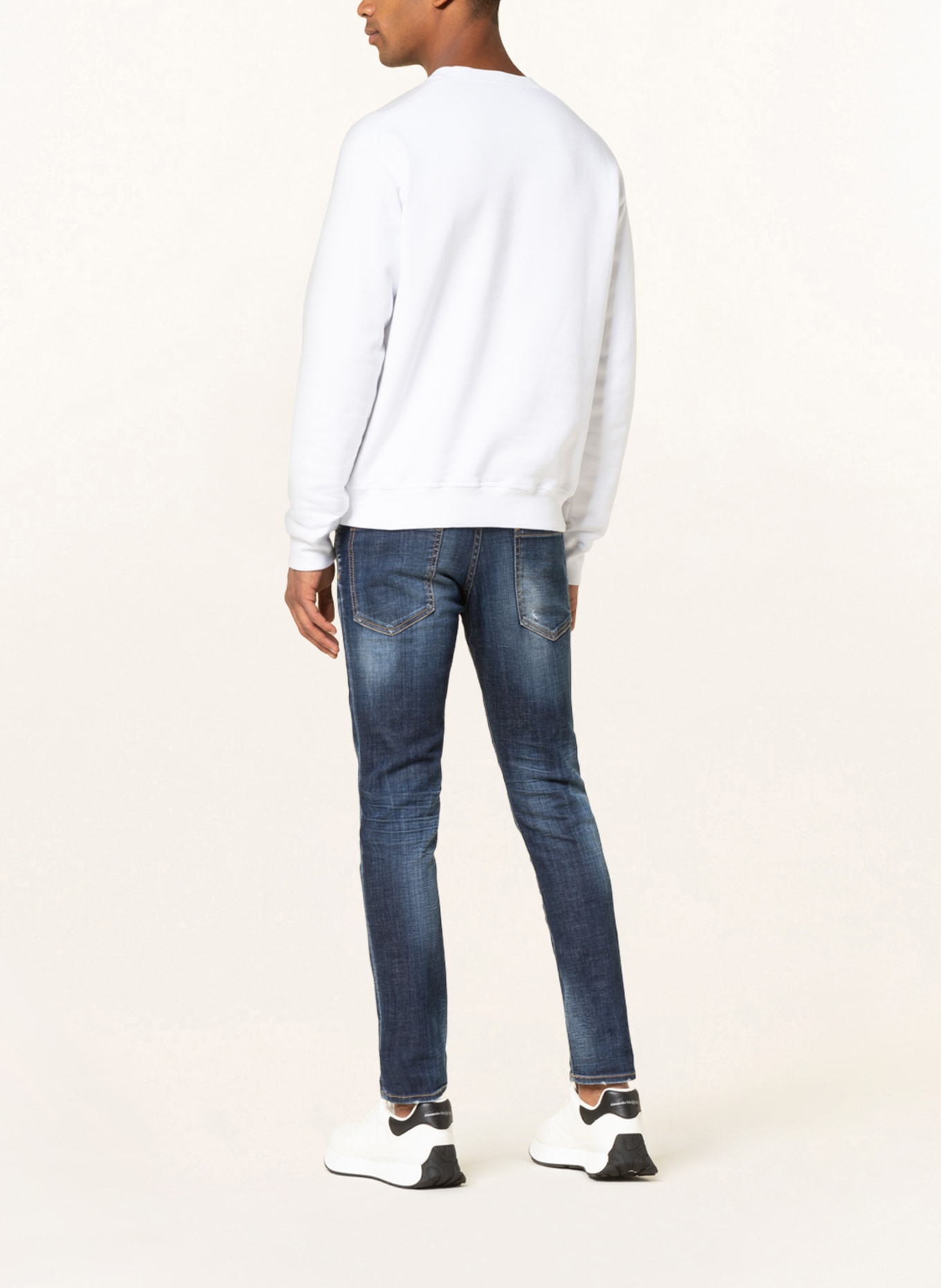 DSQUARED2 Sweatshirt ICON, Color: WHITE/ BLACK (Image 3)
