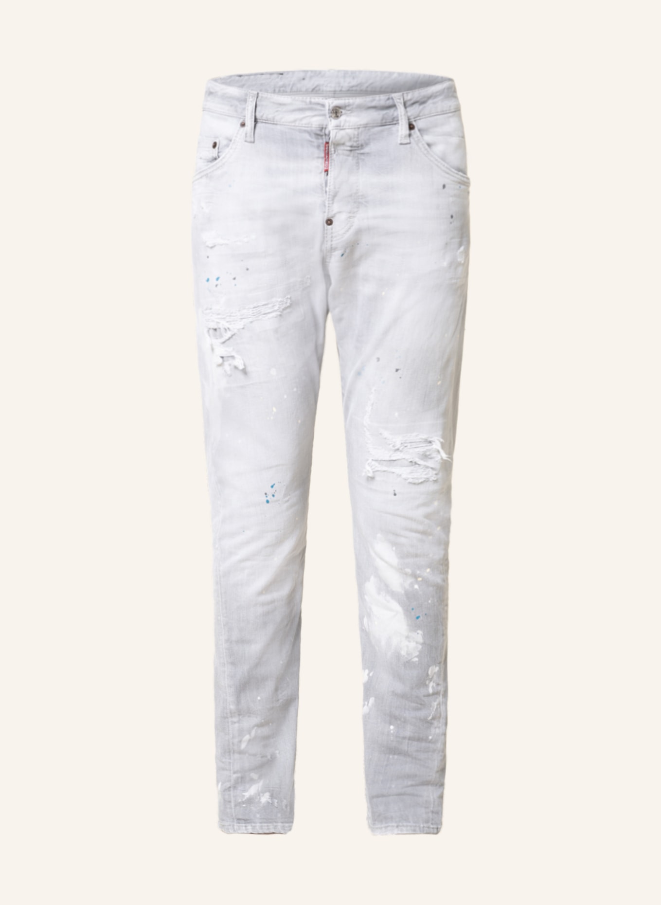 DSQUARED2 Destroyed Jeans SEXY TWIST extra slim fit, Color: 852 GREY (Image 1)