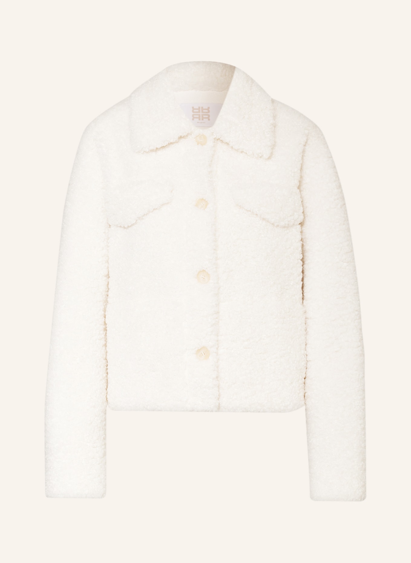 RIANI Teddy jacket, Color: WHITE (Image 1)