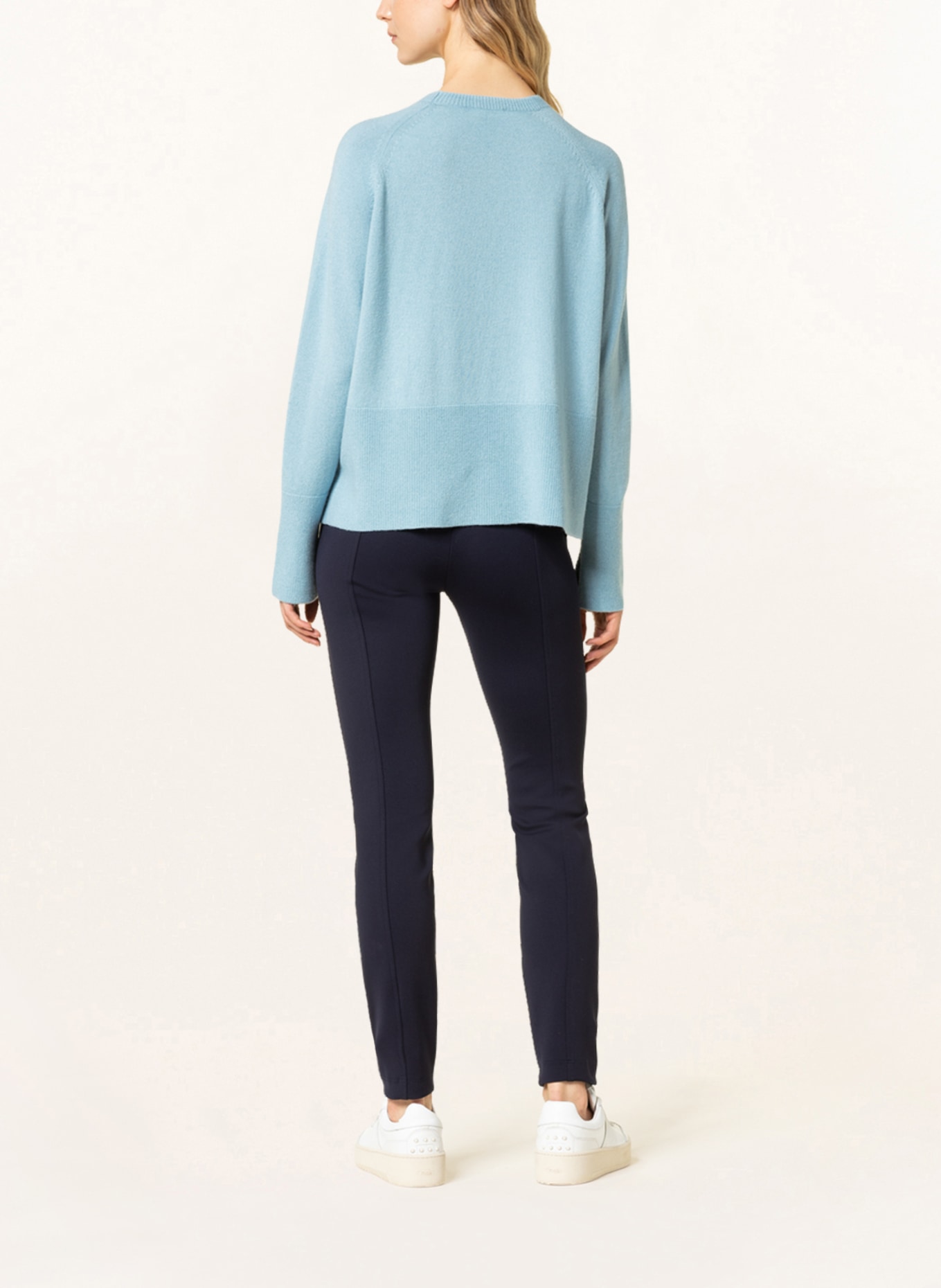 RIANI Pullover mit Seide, Farbe: HELLBLAU (Bild 3)
