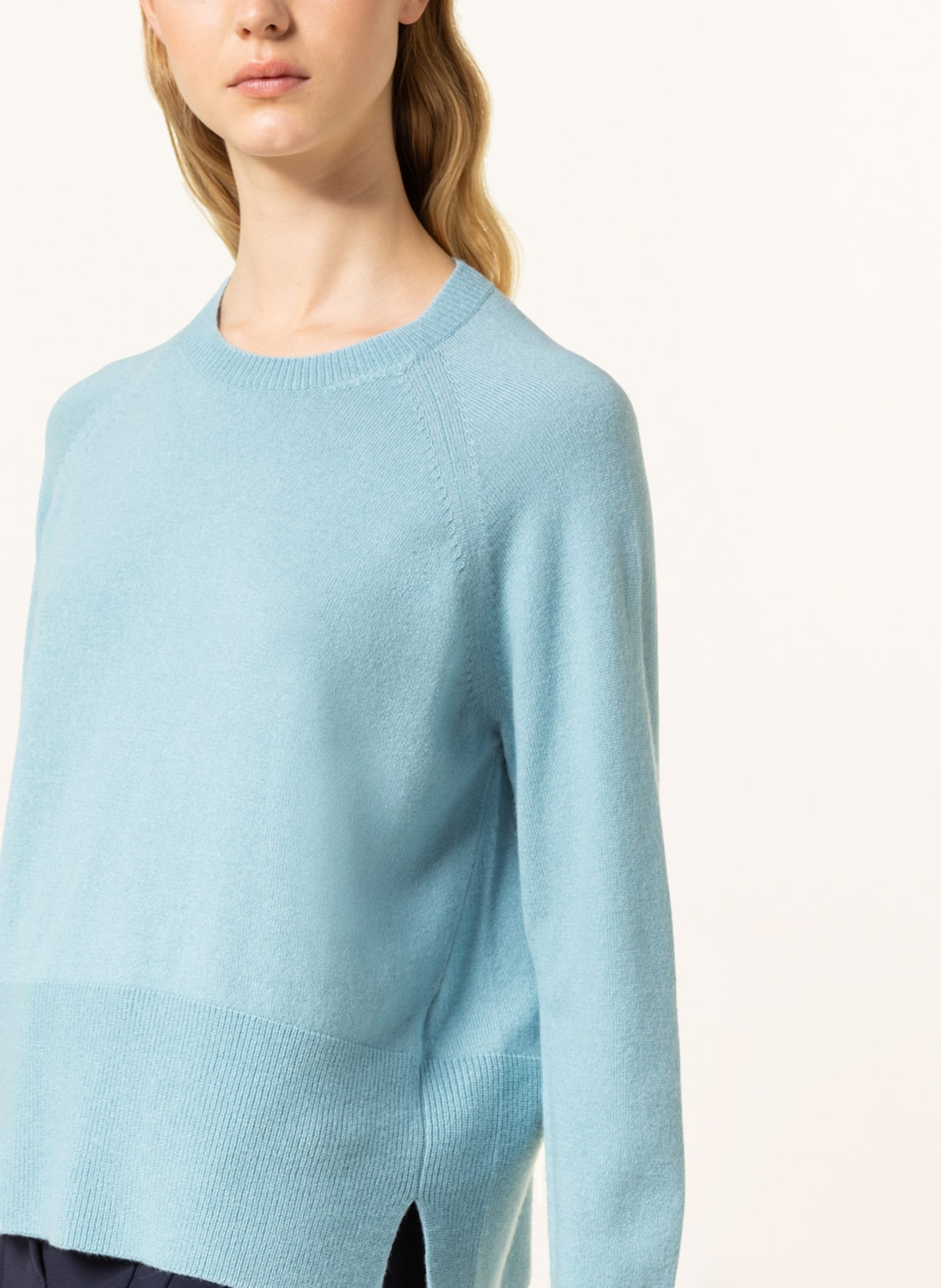 RIANI Pullover mit Seide, Farbe: HELLBLAU (Bild 4)