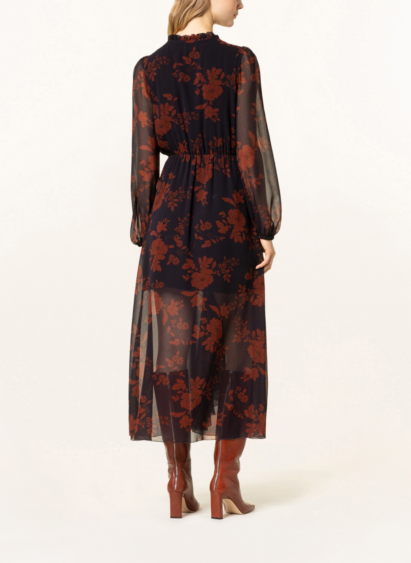 RIANI Kleid, Farbe: DUNKELBLAU/ BRAUN (Bild 3)