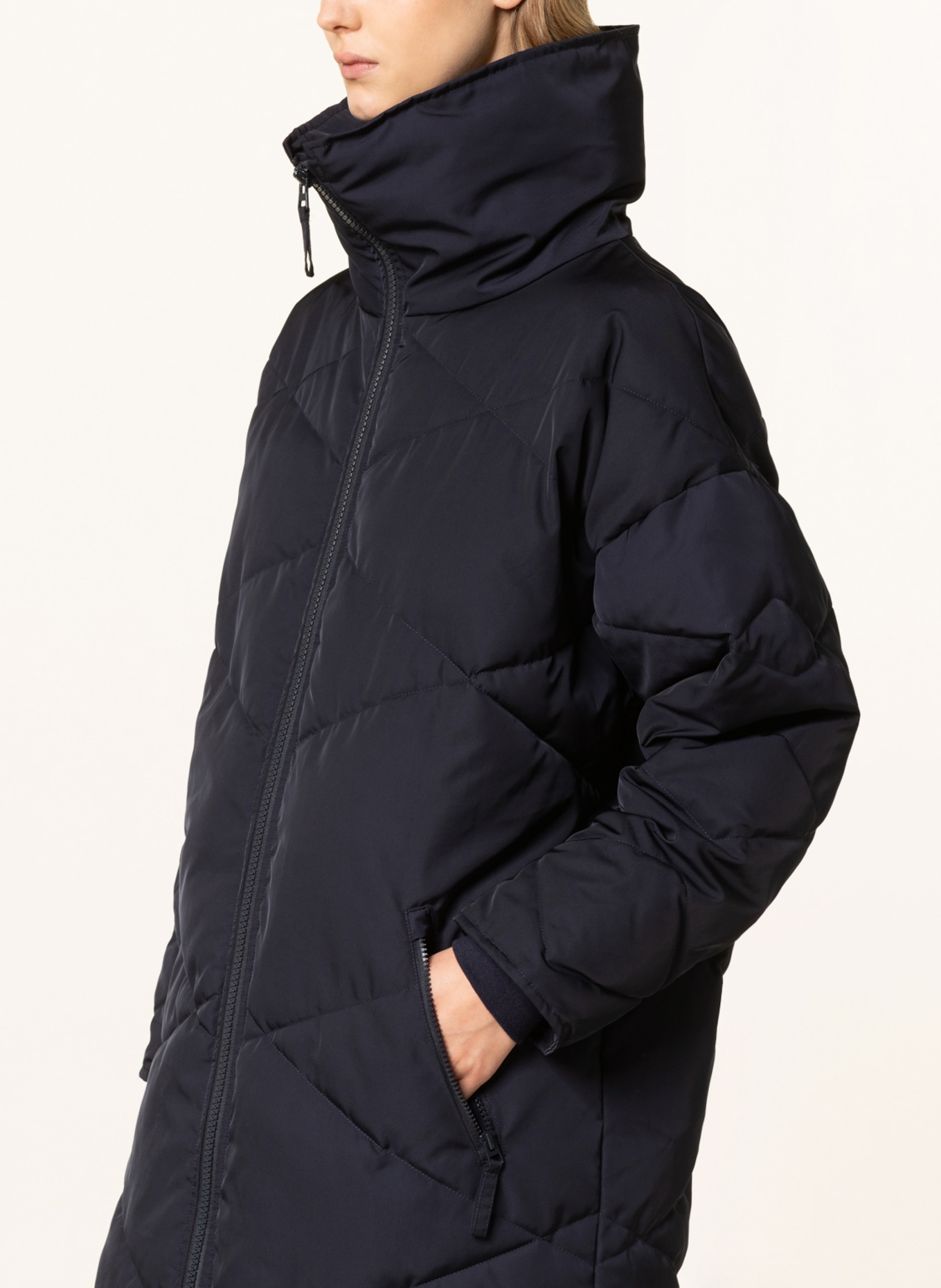 RIANI Quilted coat, Color: DARK BLUE (Image 4)