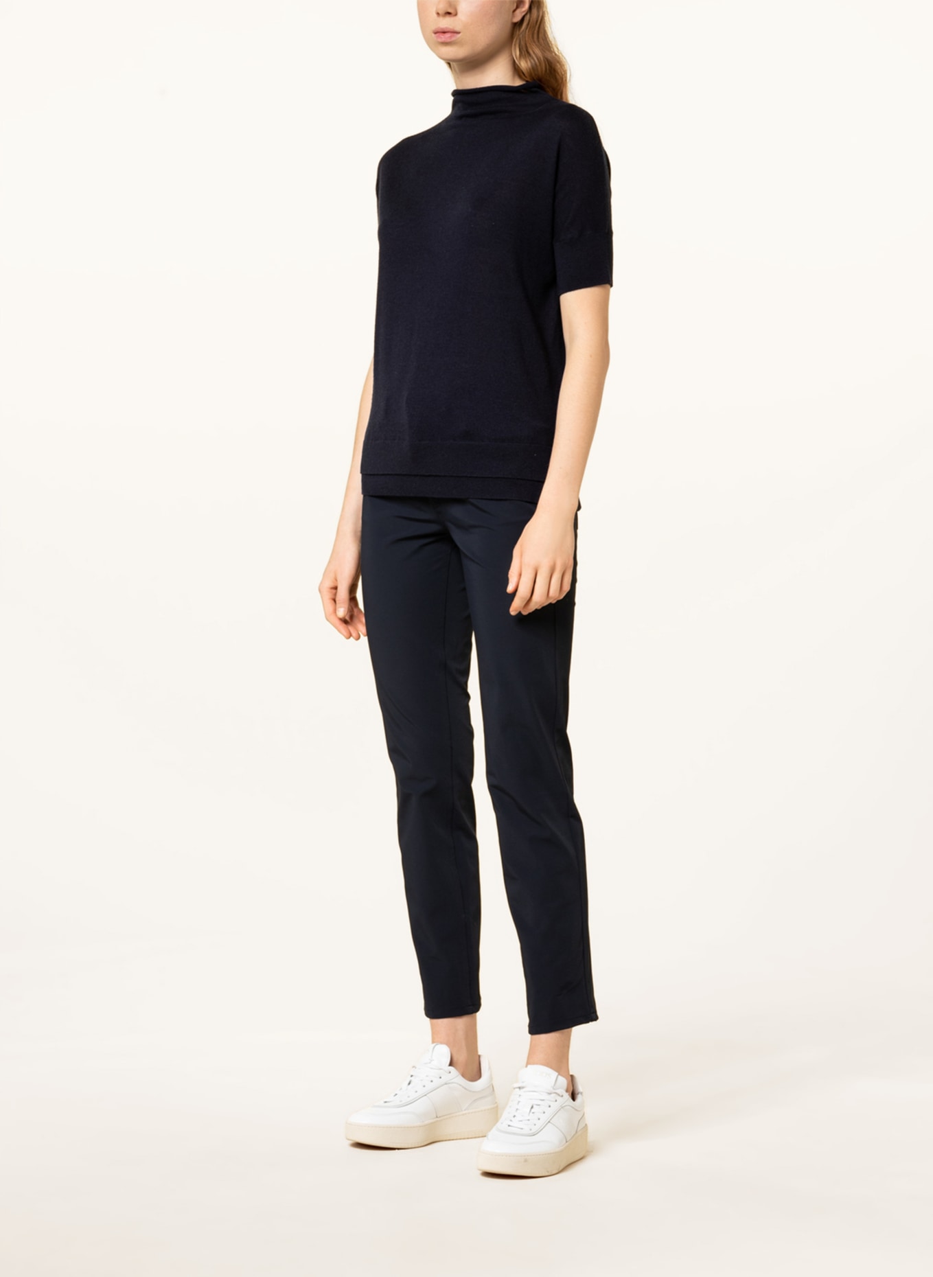 RAFFAELLO ROSSI Spodnie 7/8 SUZY: GRANATOWY