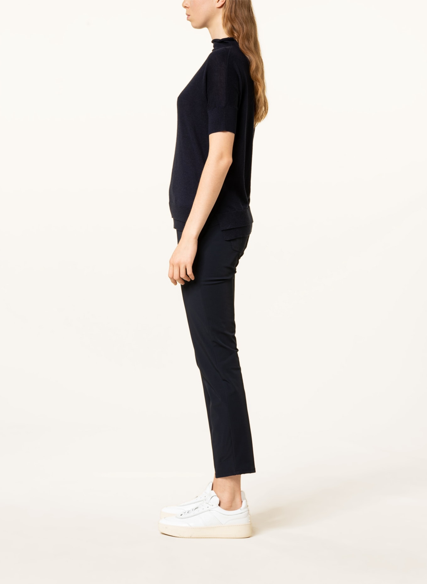 RAFFAELLO ROSSI Spodnie 7/8 SUZY: GRANATOWY