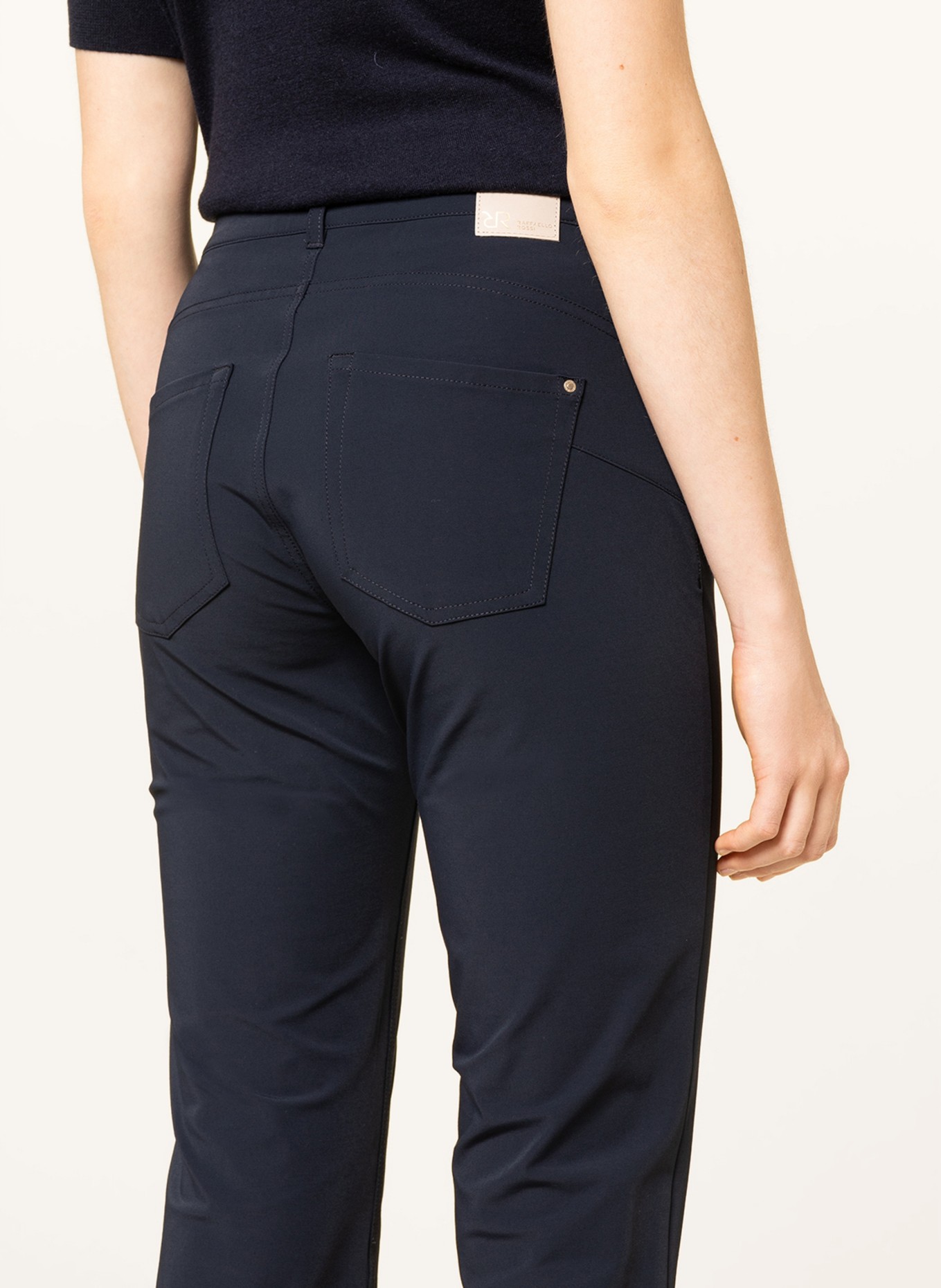 RAFFAELLO ROSSI Spodnie 7/8 SUZY: GRANATOWY