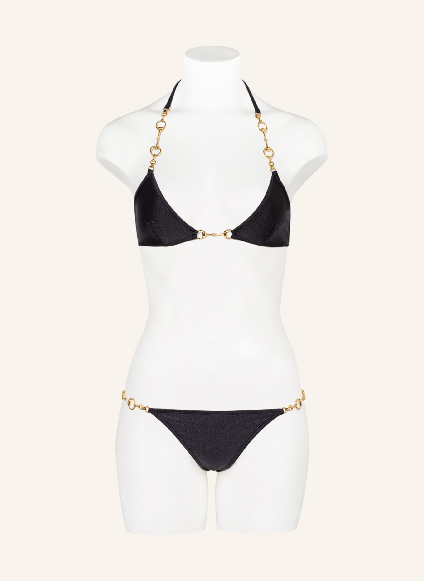 GUCCI Triangle bikini, Color: BLACK (Image 2)