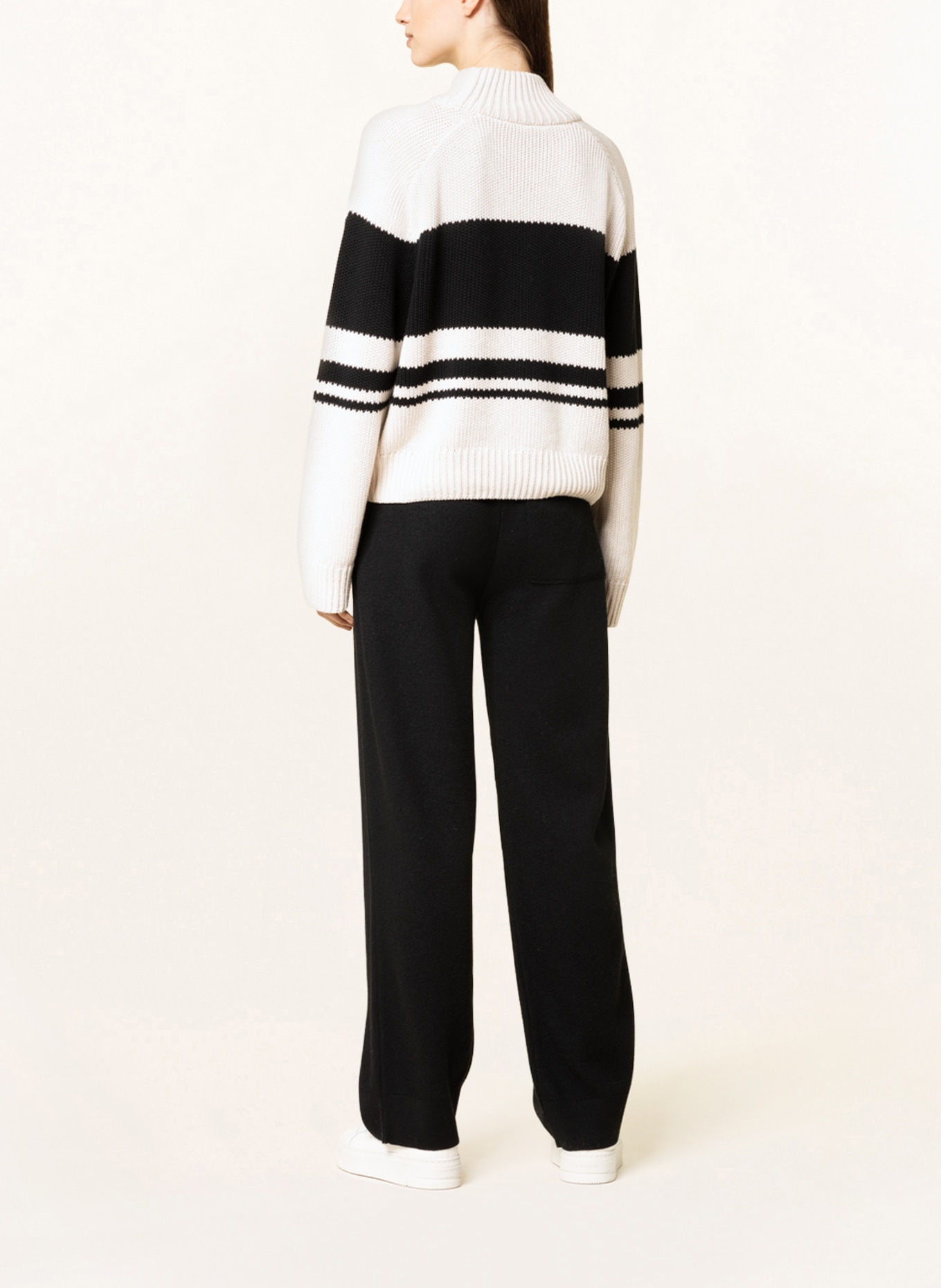 LANIUS Sweater , Color: WHITE/ BLACK (Image 3)