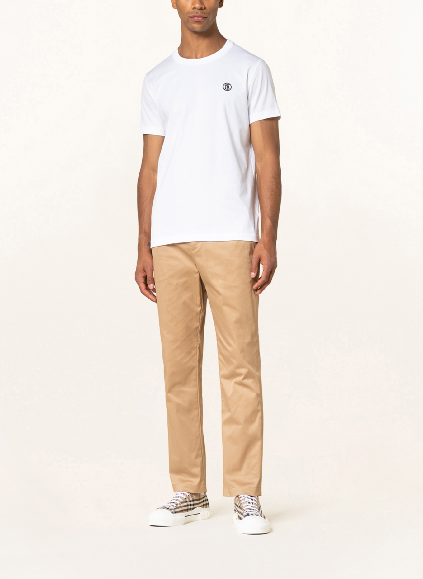 BURBERRY T-shirt PARKER , Color: WHITE (Image 2)