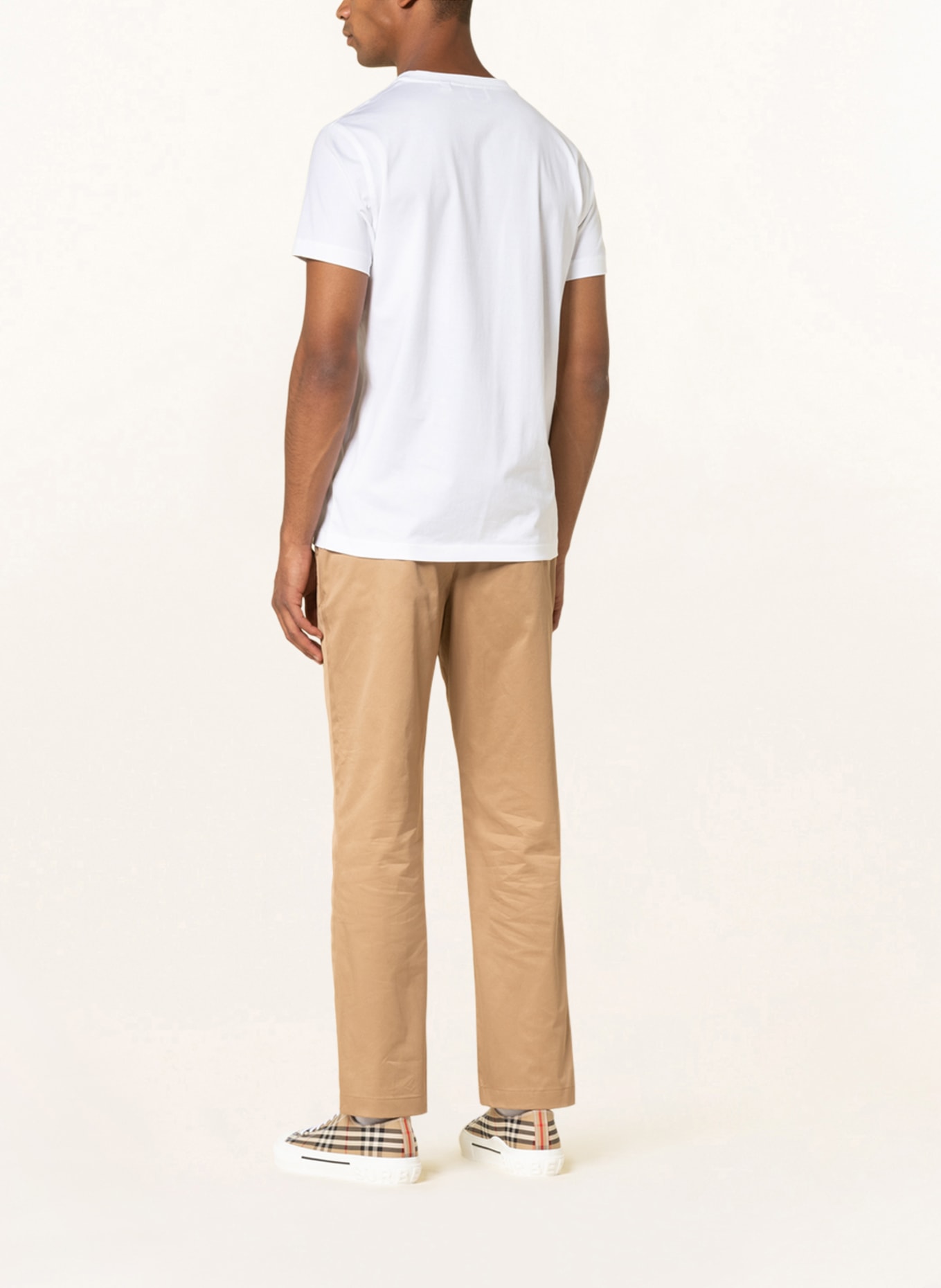 BURBERRY T-shirt PARKER , Color: WHITE (Image 3)