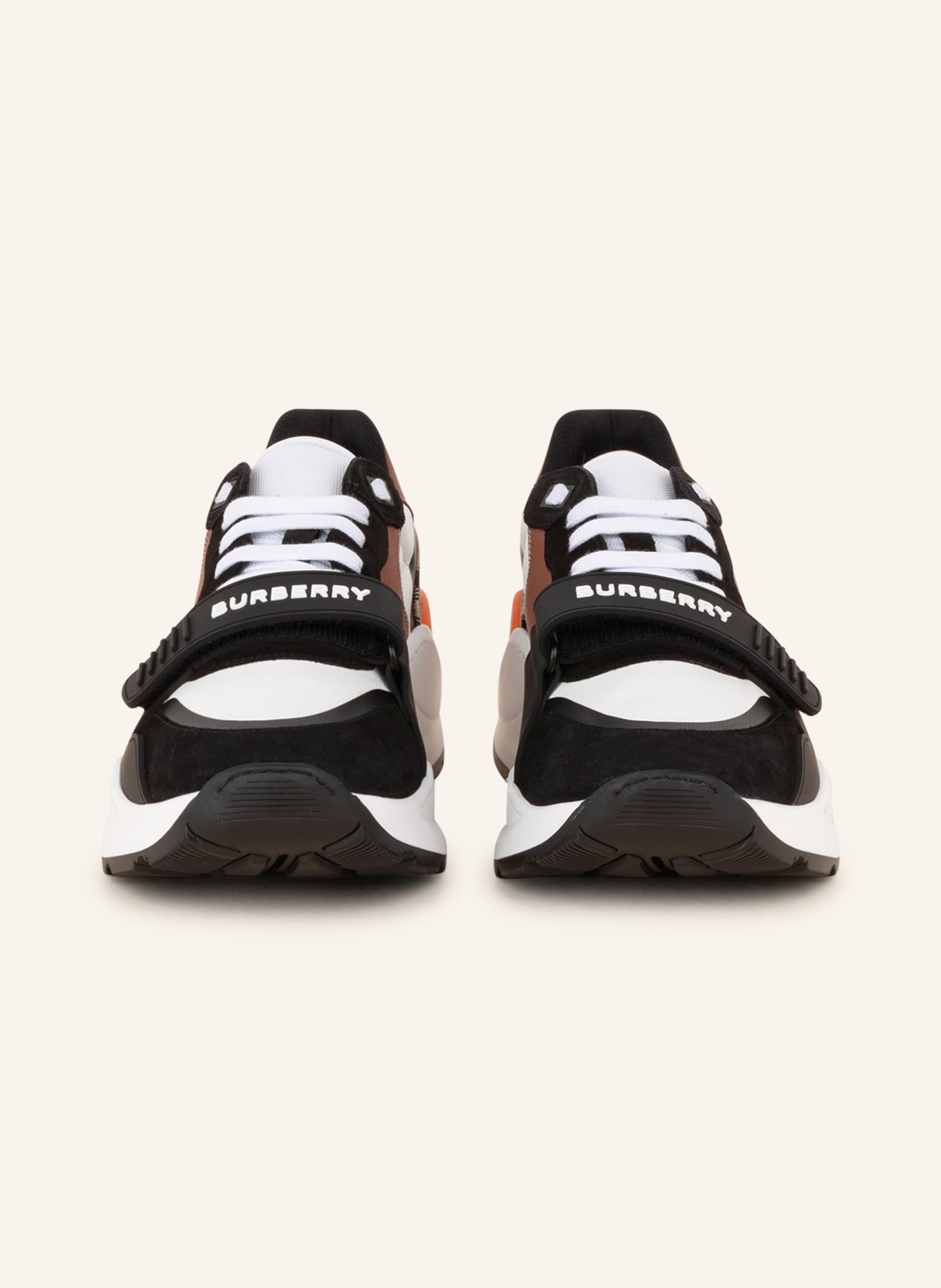BURBERRY Sneakers RAMSEY, Color: BLACK/ BROWN/ WHITE (Image 3)