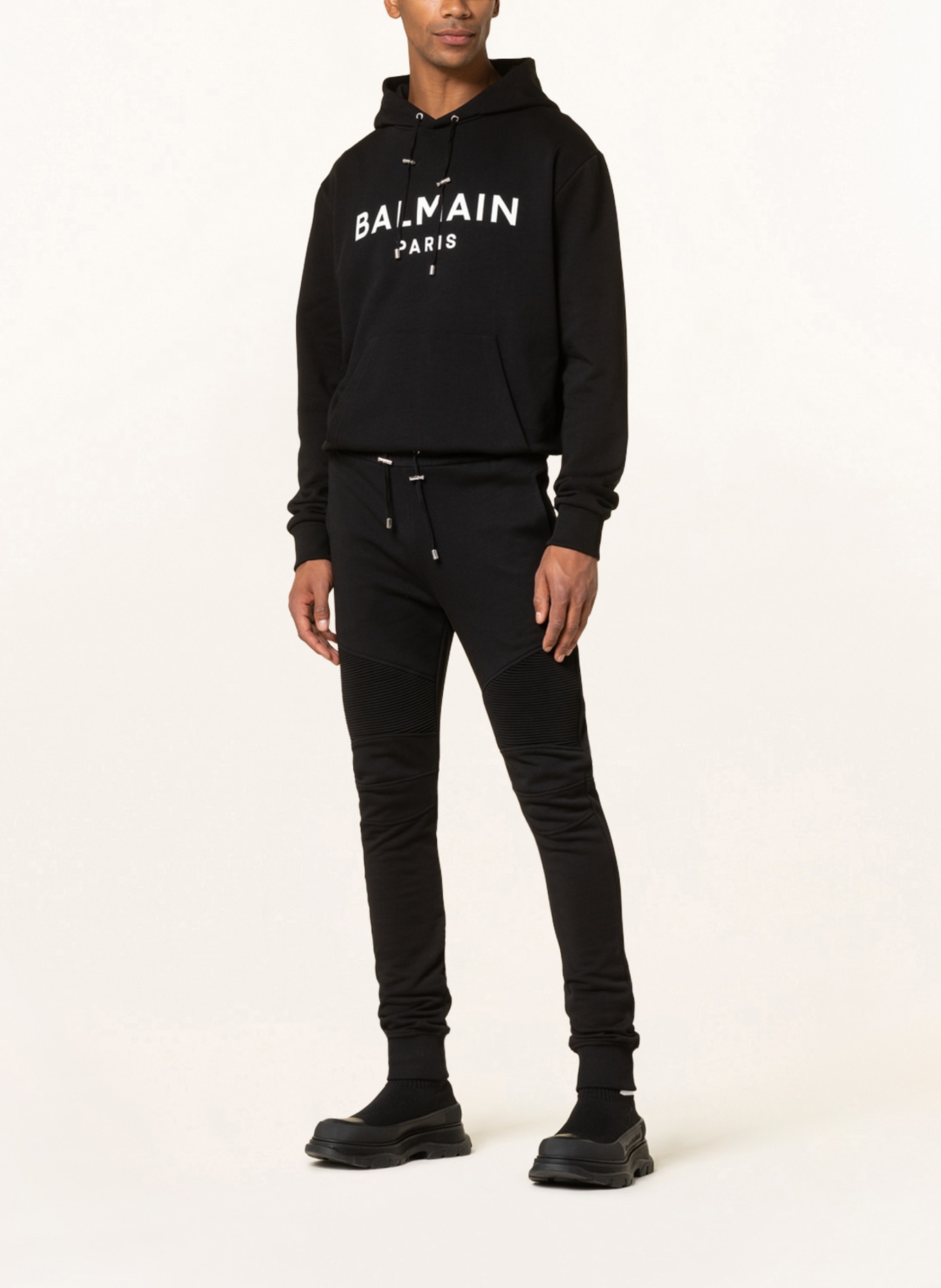 BALMAIN Sweatpants, Color: BLACK (Image 2)