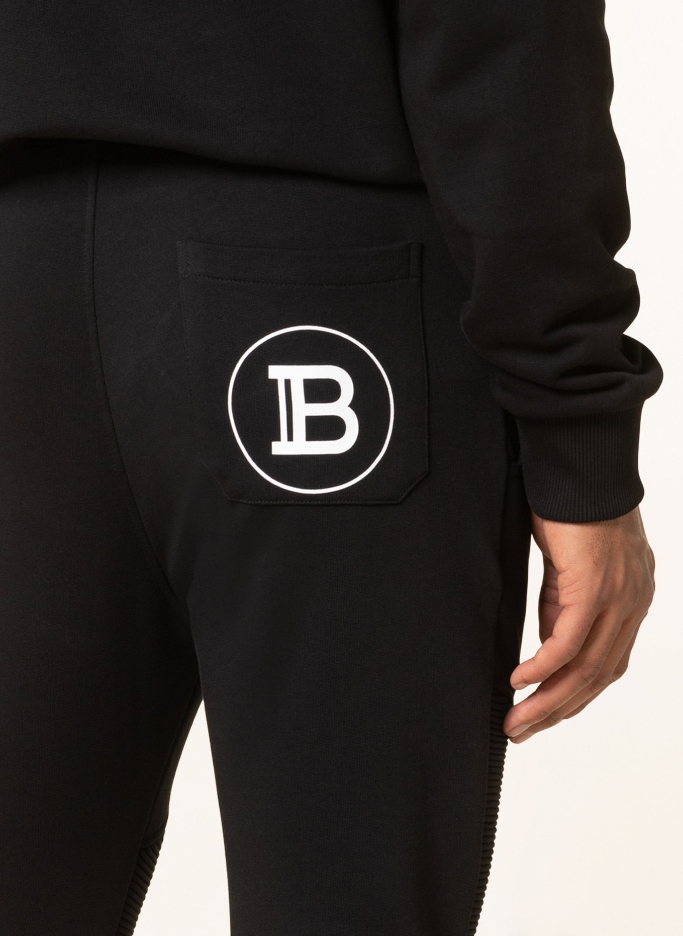 BALMAIN Sweatpants, Color: BLACK (Image 5)