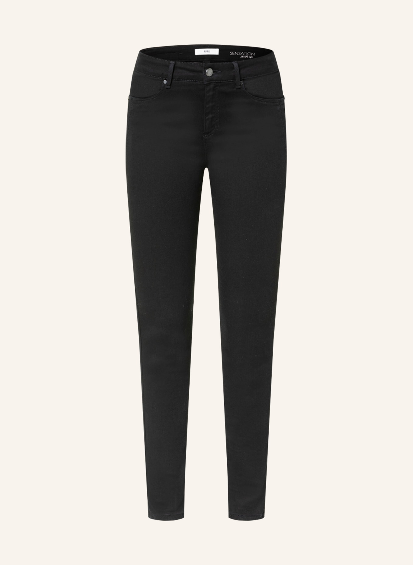 BRAX Skinny Jeans ANA mit Push-up-Effekt, Farbe: SCHWARZ (Bild 1)
