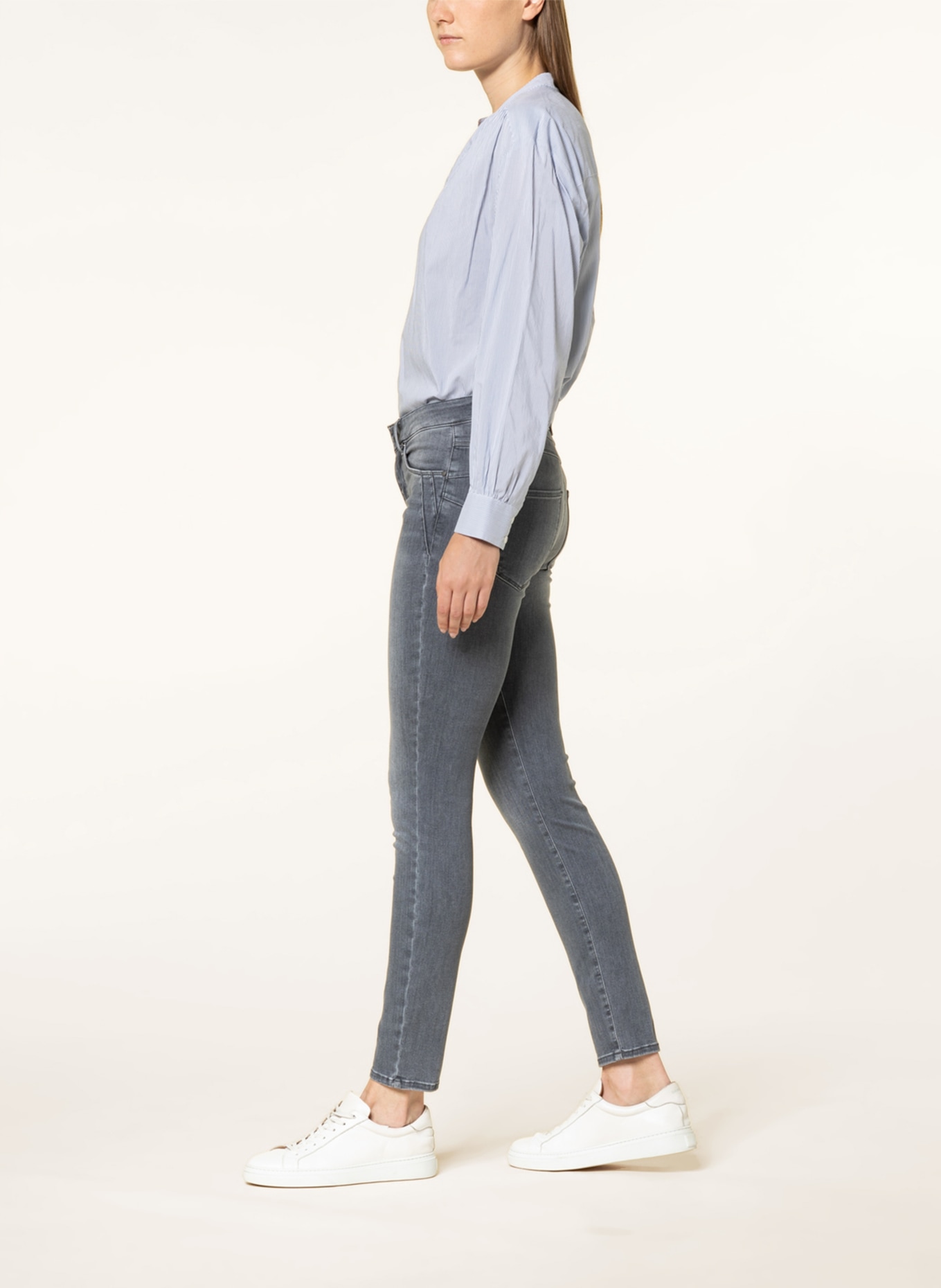 BRAX Skinny džíny ANA s push-up efektem: 06 USED GREY